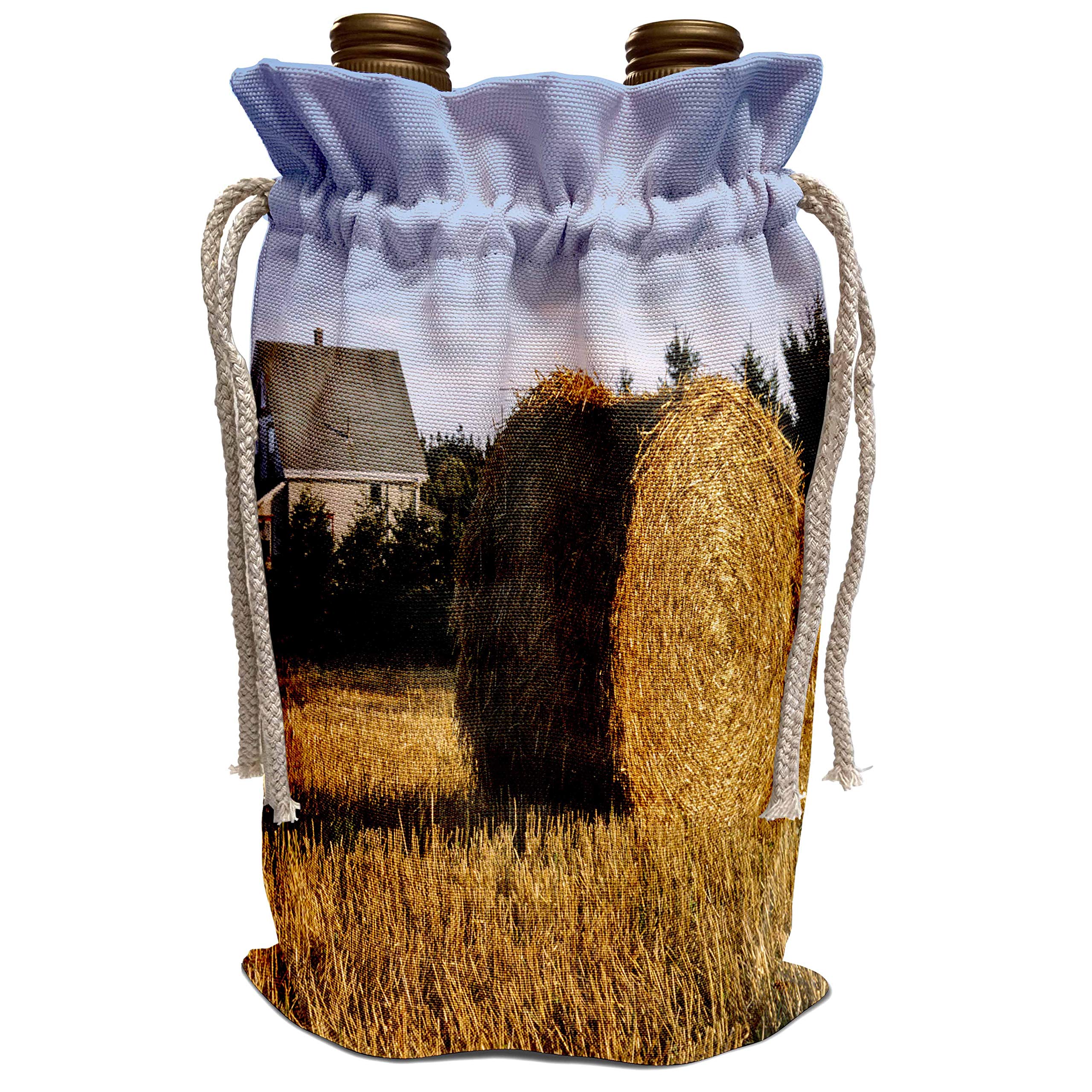 3D Printed Prince Edward Island Canada Wine Bag - Hay Harvest Near Cavendish PEI - Reusable Insulated Wine Carrier for Picnics, Parties & Gifts