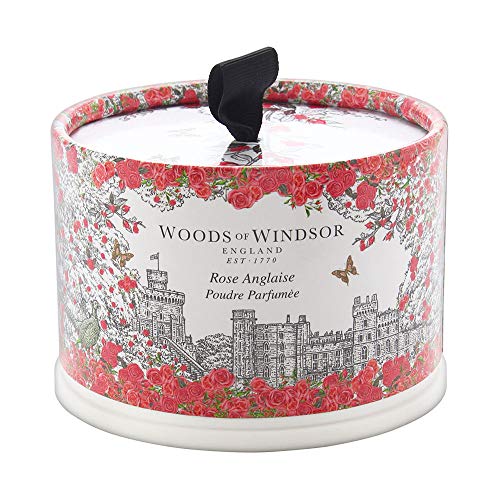 Woods Of Windsor True Rose Dusting Powder 3.5 oz | Talc-Free Body Powder for Women | Perfect for Sensitive Skin & After-Bath Care