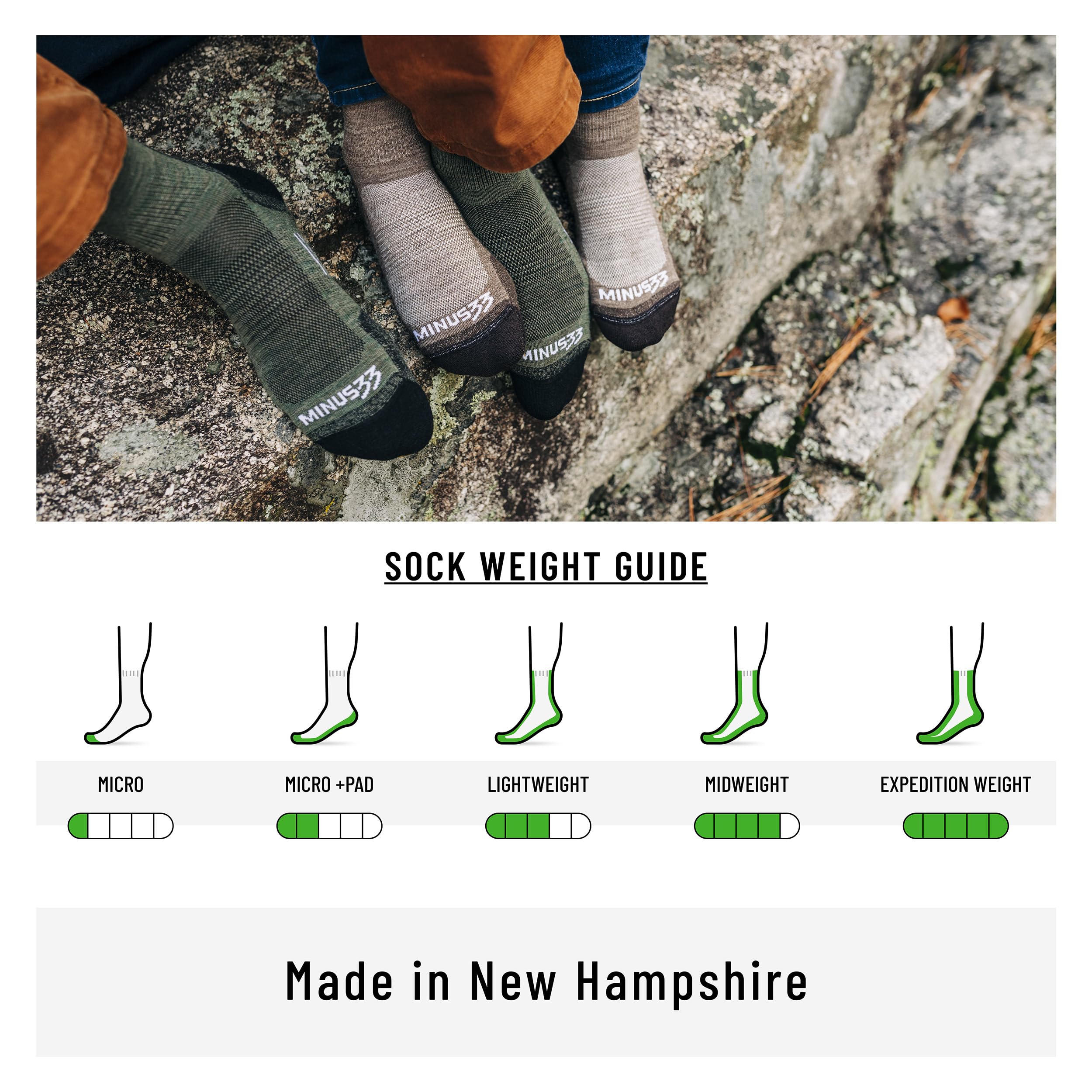 Premium USA Made Merino Wool Boot Socks for Hunting & Outdoor Adventures - Warm, Durable & Moisture-Wicking for Hiking, Camping & Cold Weather Activities