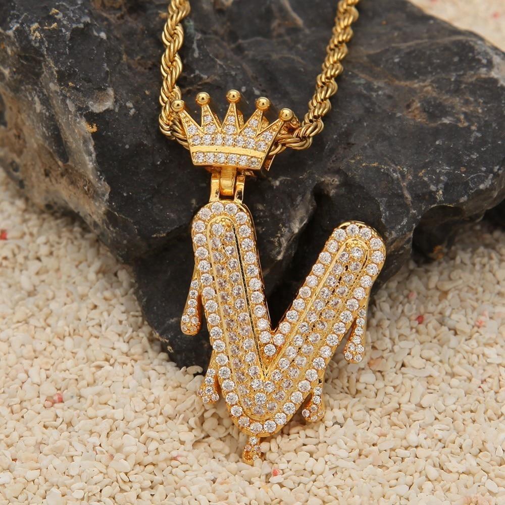 D Letter Pendant Chain Necklace - Elegant Gold/Silver Initial Necklace for Women, Perfect for Gifts, Daily Wear & Special Occasions