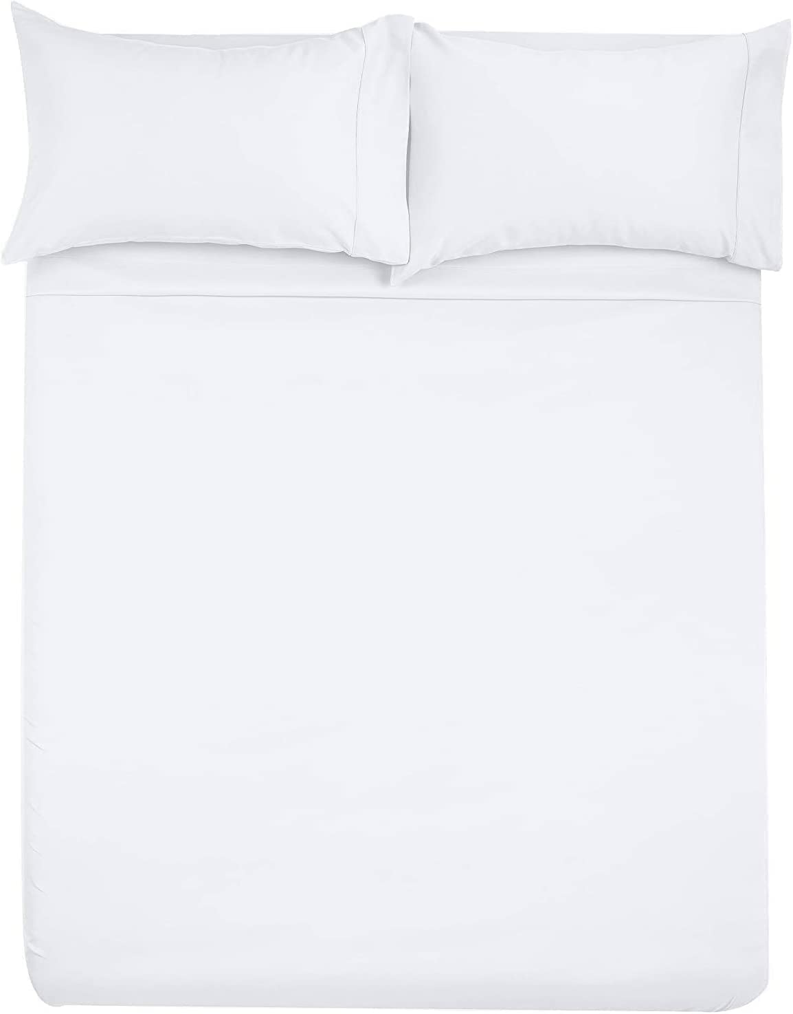 Premium 1800 Thread Count Microfiber Sheet Set Queen Size - Ultra Soft Brushed Cooling Bed Sheets with 12