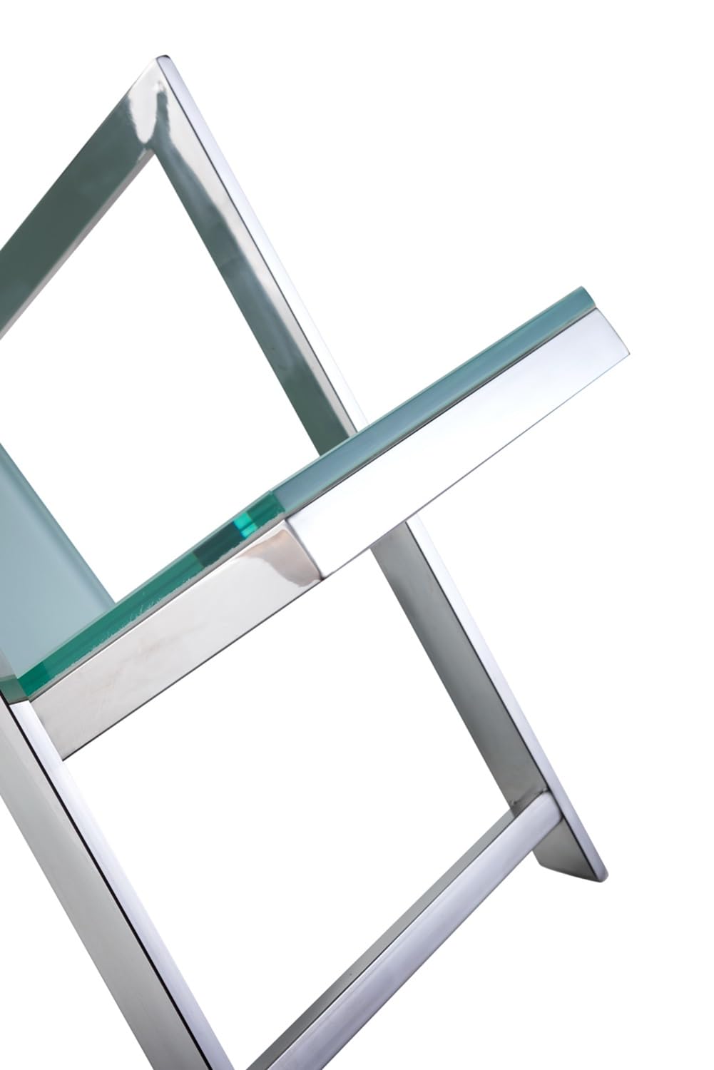 Pasargad Luxe Collection - Premium Glass & Steel Magazine Holder for Home & Office Organization - Stylish Storage for Books, Newspapers & Magazines