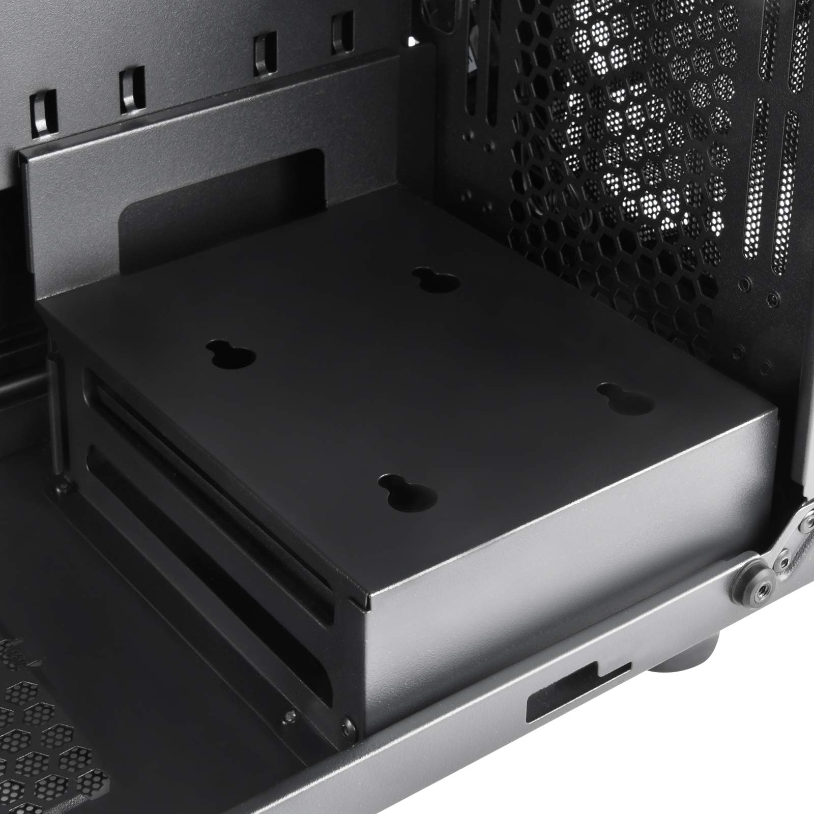 SilverStone Technology PS15 PRO Micro-ATX PC Case - Compact Tower Chassis with Excellent Airflow & Cooling Performance, Tempered Glass Side Panel (SST-PS15B-PRO) - Perfect for Gaming Rigs, Home Office & Small Form Factor Builds