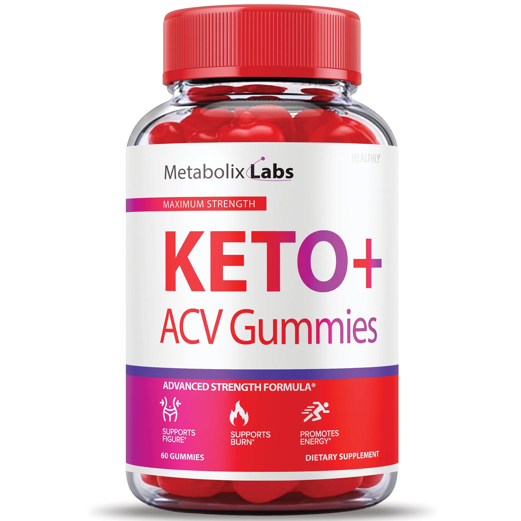 Metabolix Labs Keto ACV Gummies with Apple Cider Vinegar - Advanced Weight Loss Supplement, 60 Count | Supports Ketosis, Boosts Metabolism & Energy | Perfect for On-the-Go Healthy Lifestyle & Fitness Goals