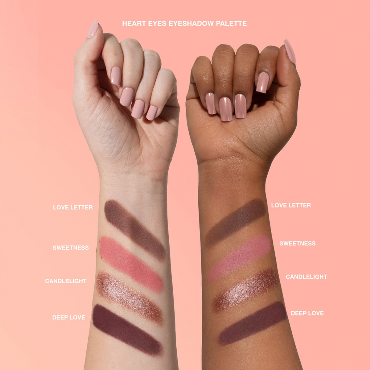 Palette Heart Eyes Eyeshadow - Vibrant Pigmented Makeup for Stunning Eye Looks | Perfect for Date Night, Parties & Special Occasions
