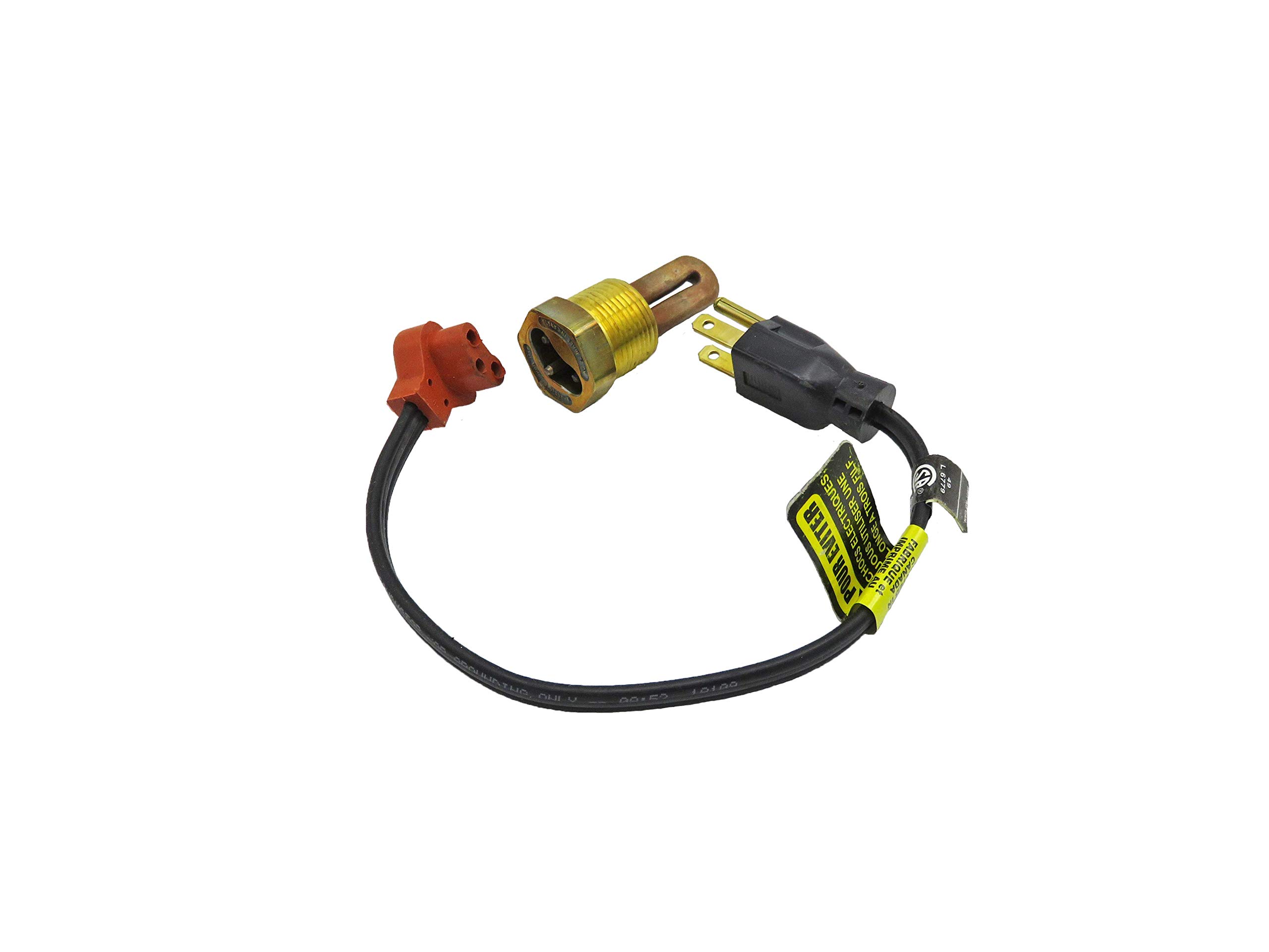 AGCO Parts 773323M92 Engine Block Heater for Massey Ferguson Tractors - Cold Weather Starting Aid for Winter Farming & Construction Use