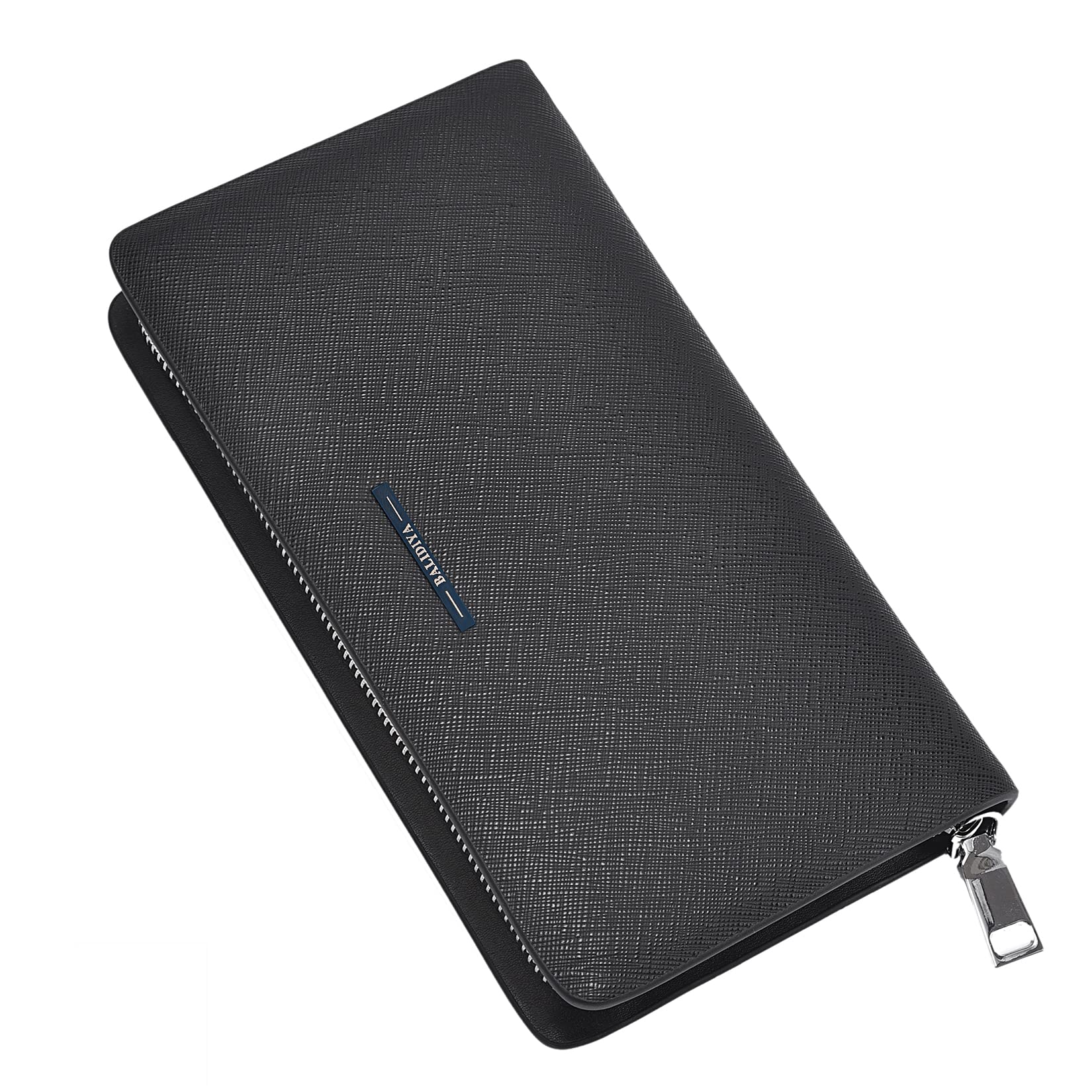 Genuine Leather Men's Clutch Bag - Slim Wallet with RFID Protection & Business Card Holder - Perfect for Business, Travel, and Everyday Use