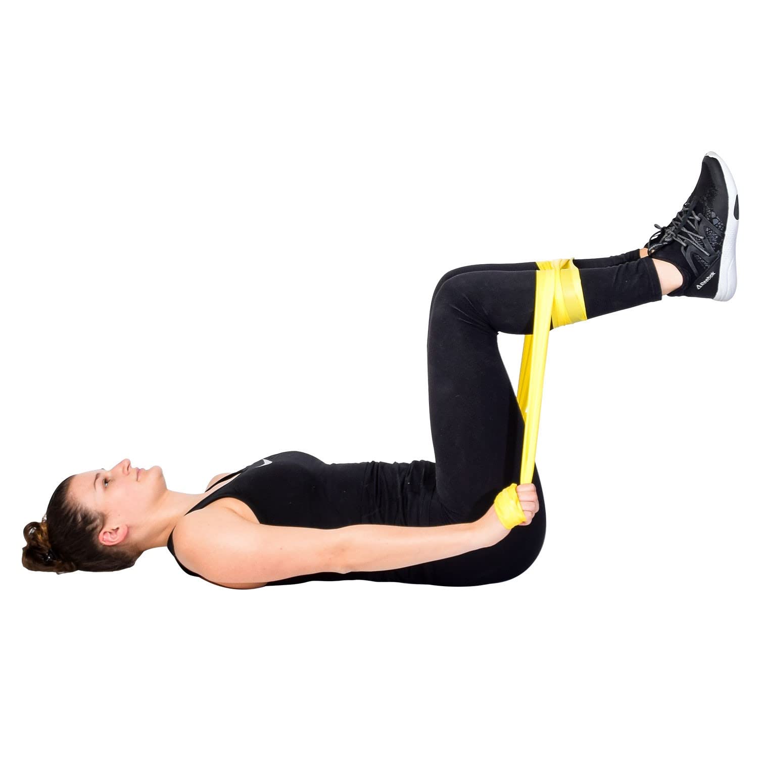 DITTMANN 25m Light Yellow Resistance Band - Stretchable Fitness Bands for Home Workouts, Yoga, Pilates & Strength Training - Ideal for Gym, Physical Therapy & Full Body Exercise