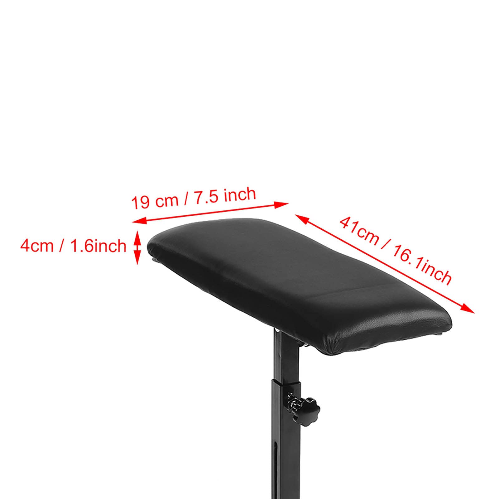 Adjustable Tattoo Armrest & Leg Support Stand (63-95cm) - Professional Tattoo Artist Stool Arm Rest for Tattoo Studio & Home Use - Perfect for Tattooing, Piercing & Cosmetic Procedures