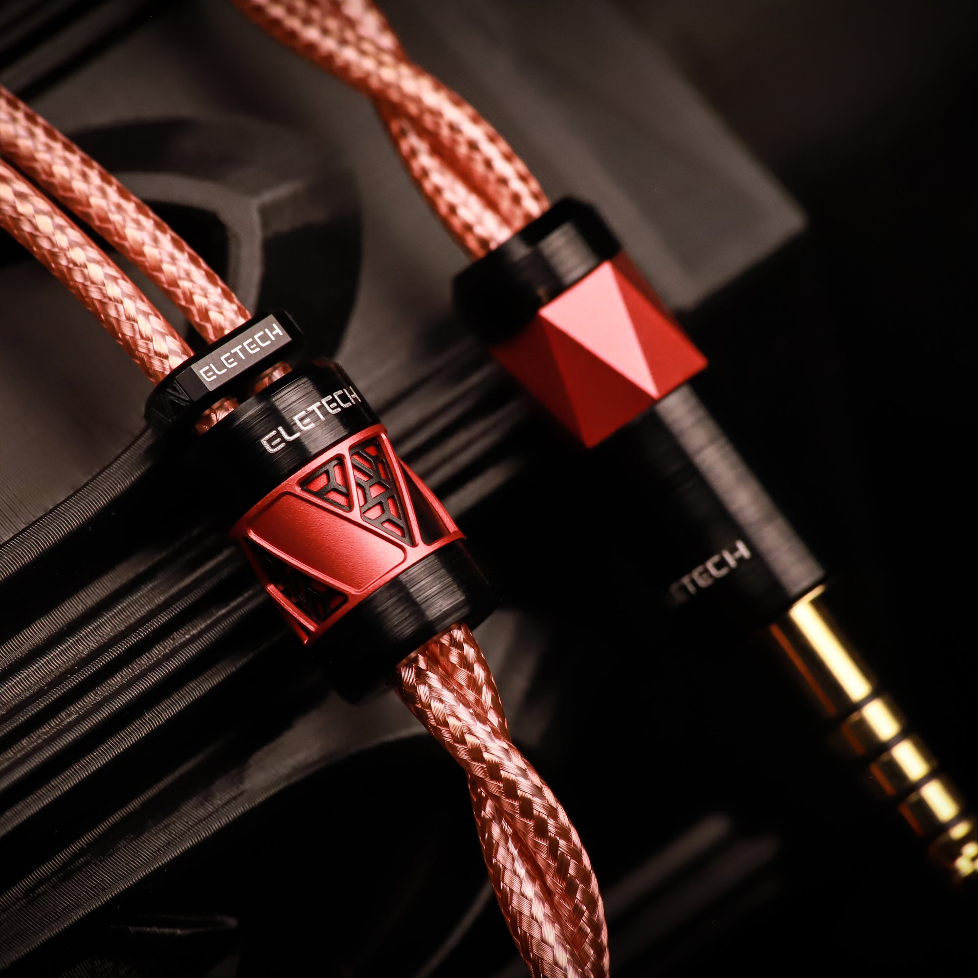 Premium Eletech School of Athens Aristotle Audiophile In-Ear Cable - High-Quality Sound for Music Lovers & Audiophiles (Perfect for Studio Monitoring, Gaming & Travel)