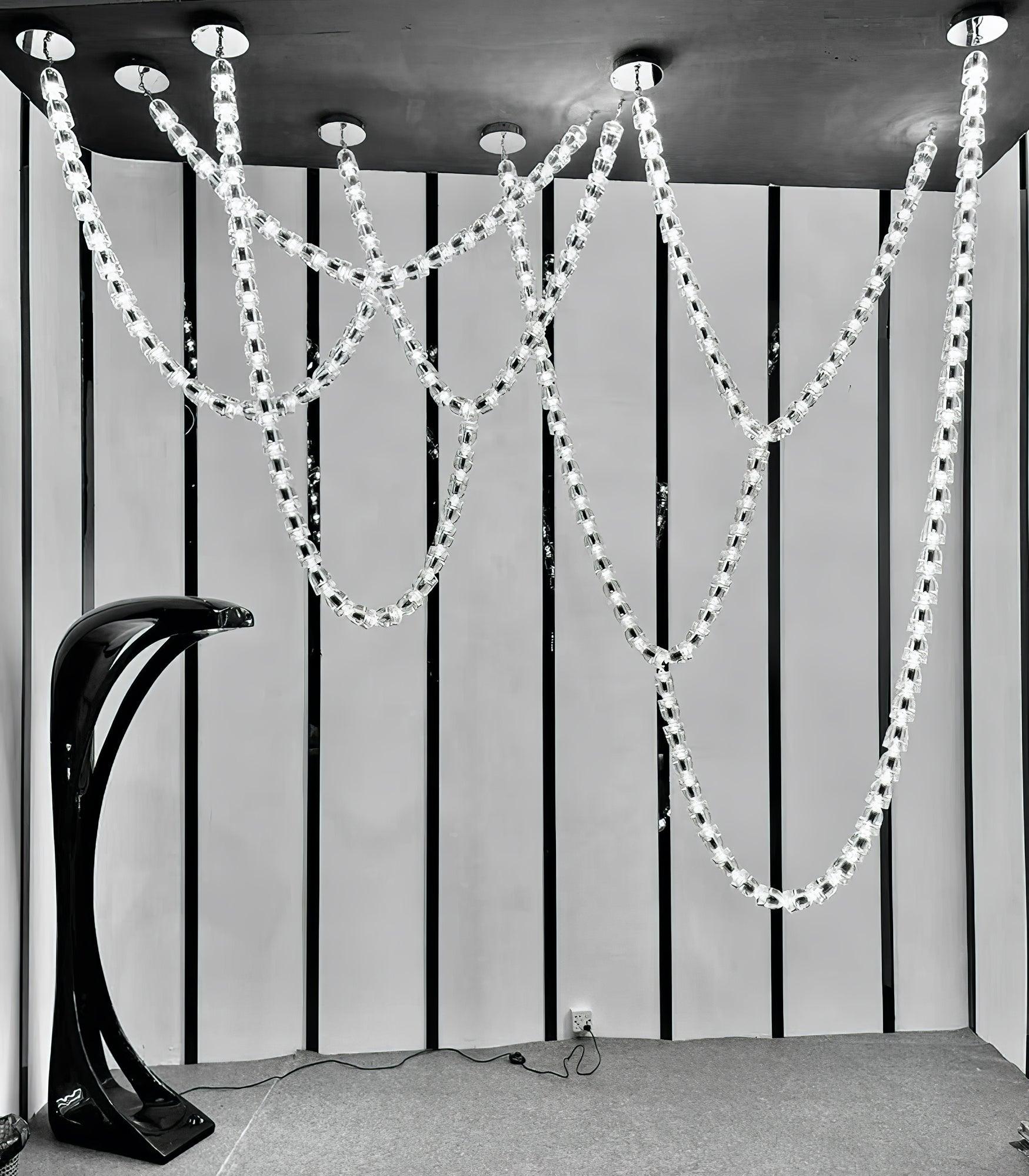 Gabriel Crystal Chandelier - Elegant Modern Ceiling Light Fixture for Dining Room, Living Room, Bedroom | Perfect for Home Decor & Wedding Venues