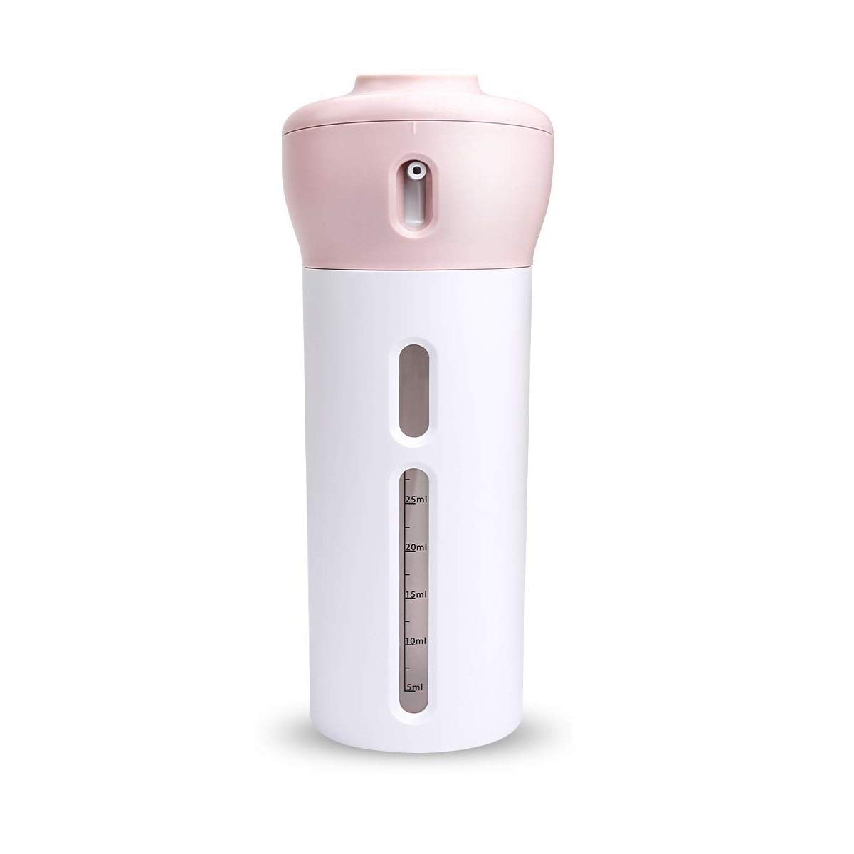 Diyashi 4-in-1 Travel Dispenser Bottle Set - Leak Proof Refillable Cosmetic Containers for Toiletries, Lotion & Liquid - Multi Color Travel Accessories for Vacation, Gym & Airplane Carry On