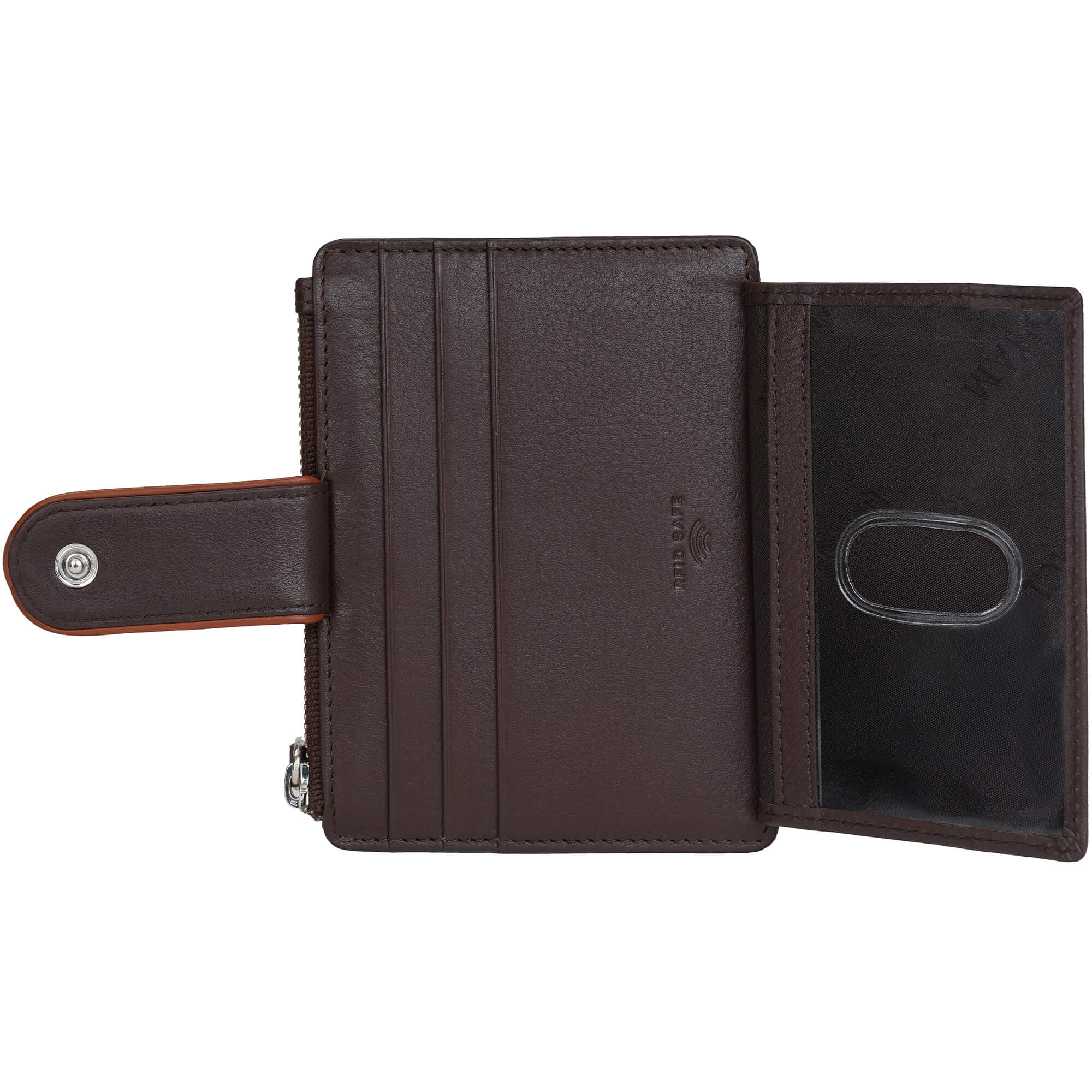 Mancini Sonoma Women's RFID Blocking Card Holder Wallet - Slim & Secure Credit Card Case for Everyday Use, Travel, and Business