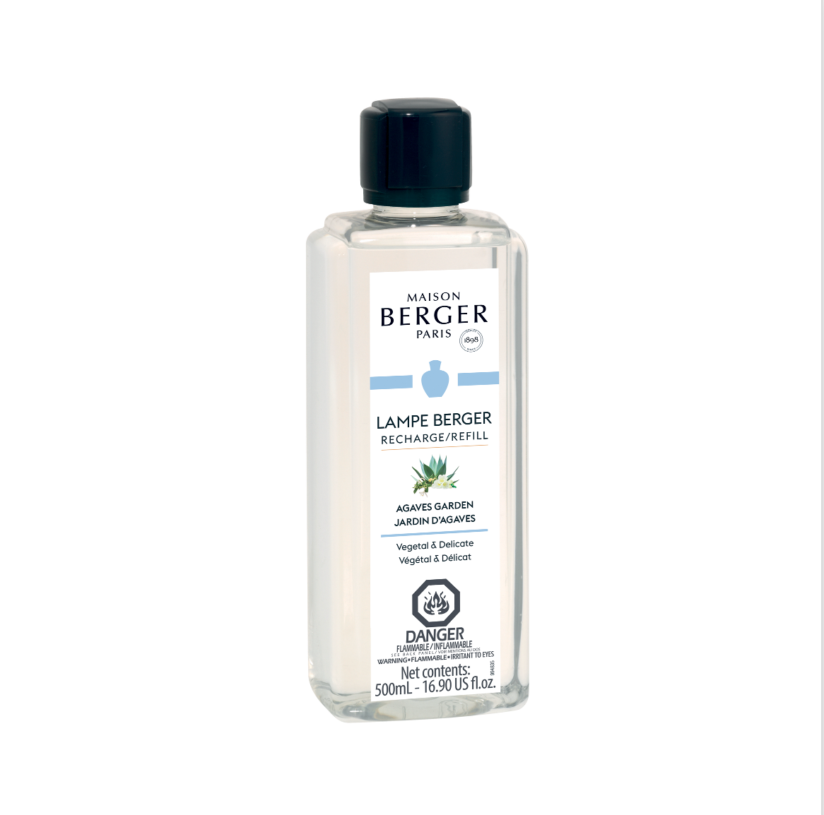 Maison Berger Home Fragrance Agave Garden 500ml - Premium Aromatherapy Diffuser for Living Room, Bedroom & Office