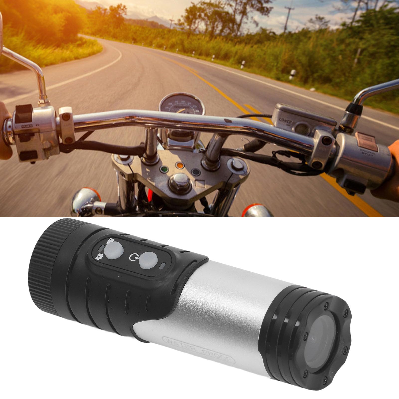 **Huairdum 4K WiFi Bicycle Helmet Camera - Waterproof, Anti-Shake Sports DV for Cycling & Motorcycle Riding - Perfect for Adventure, Commuting & Action Recording (Silver)**