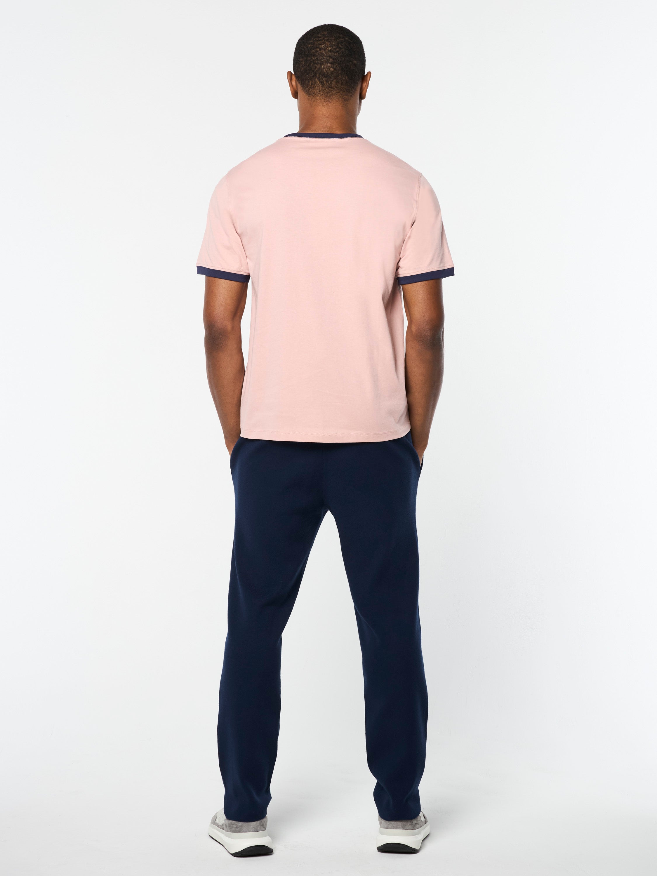 Leo T-Shirt for Men - Soft Pale Mauve Cotton Tee | Casual Wear, Street Style & Everyday Comfort