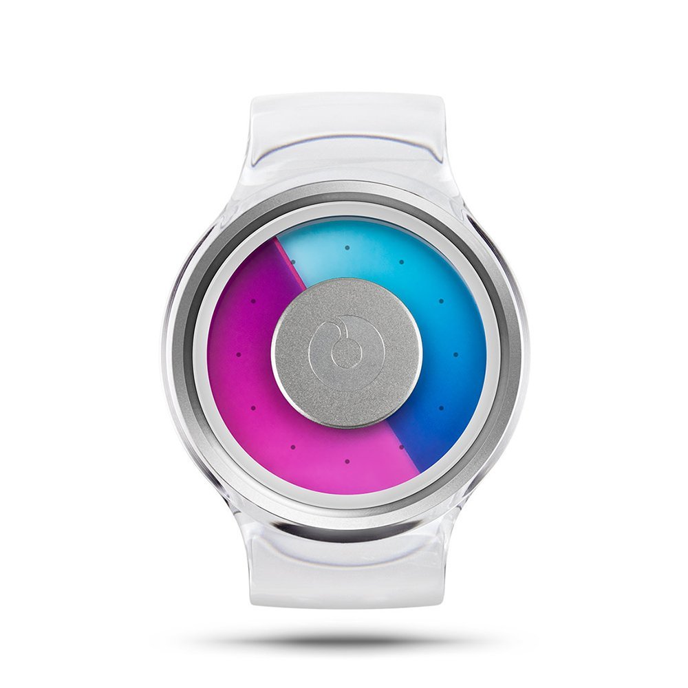 ZIIIRO Proton Unisex Watch - Transparent Purple Dial, Minimalist Design, Lightweight Comfort for Men & Women | Perfect for Casual Wear, Office & Everyday Use