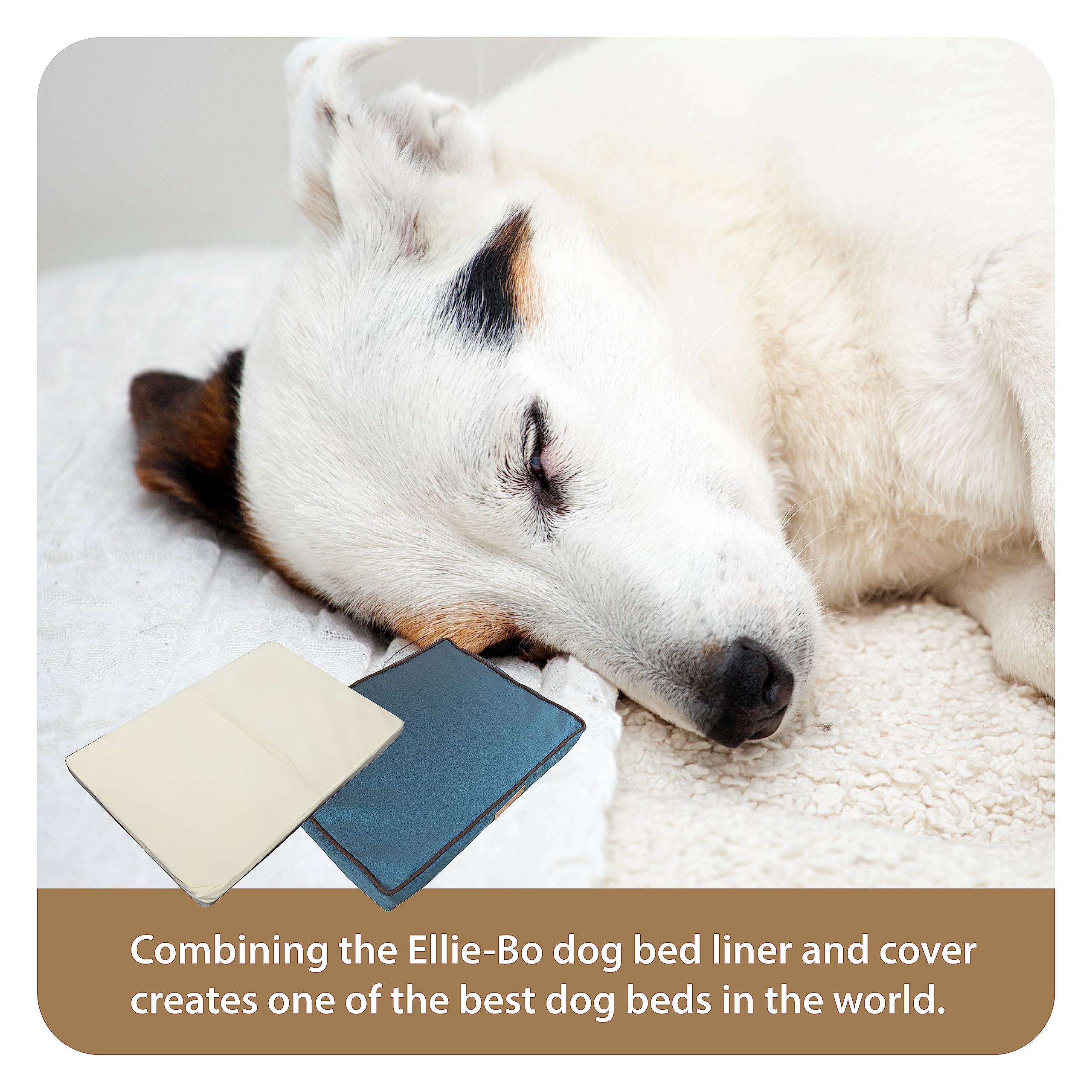 Extra Large Memory Foam Dog Bed - Waterproof, Orthopedic Support for Large Dogs, Green - Perfect for Indoor & Outdoor Use, Kennels, and Pet Crates