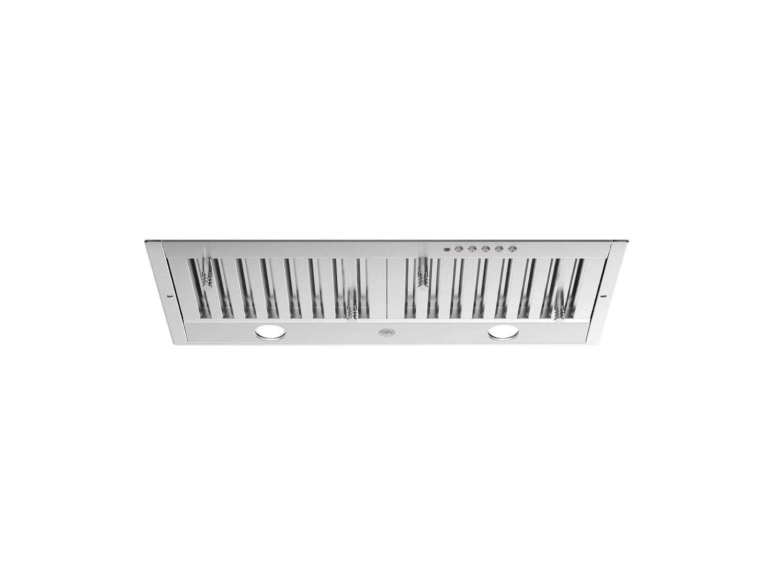 Bertazzoni KIN30XT 30-Inch Insert Range Hood - 600 CFM Stainless Steel Kitchen Ventilation with 1 Motor | Perfect for Modern Home Kitchens & Cooking Spaces