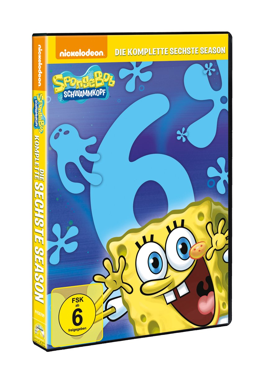 SpongeBob SquarePants Complete Season 6 DVD Box Set | Nickelodeon Cartoon Series for Kids & Adults | Perfect for Family Movie Nights & Birthday Gifts