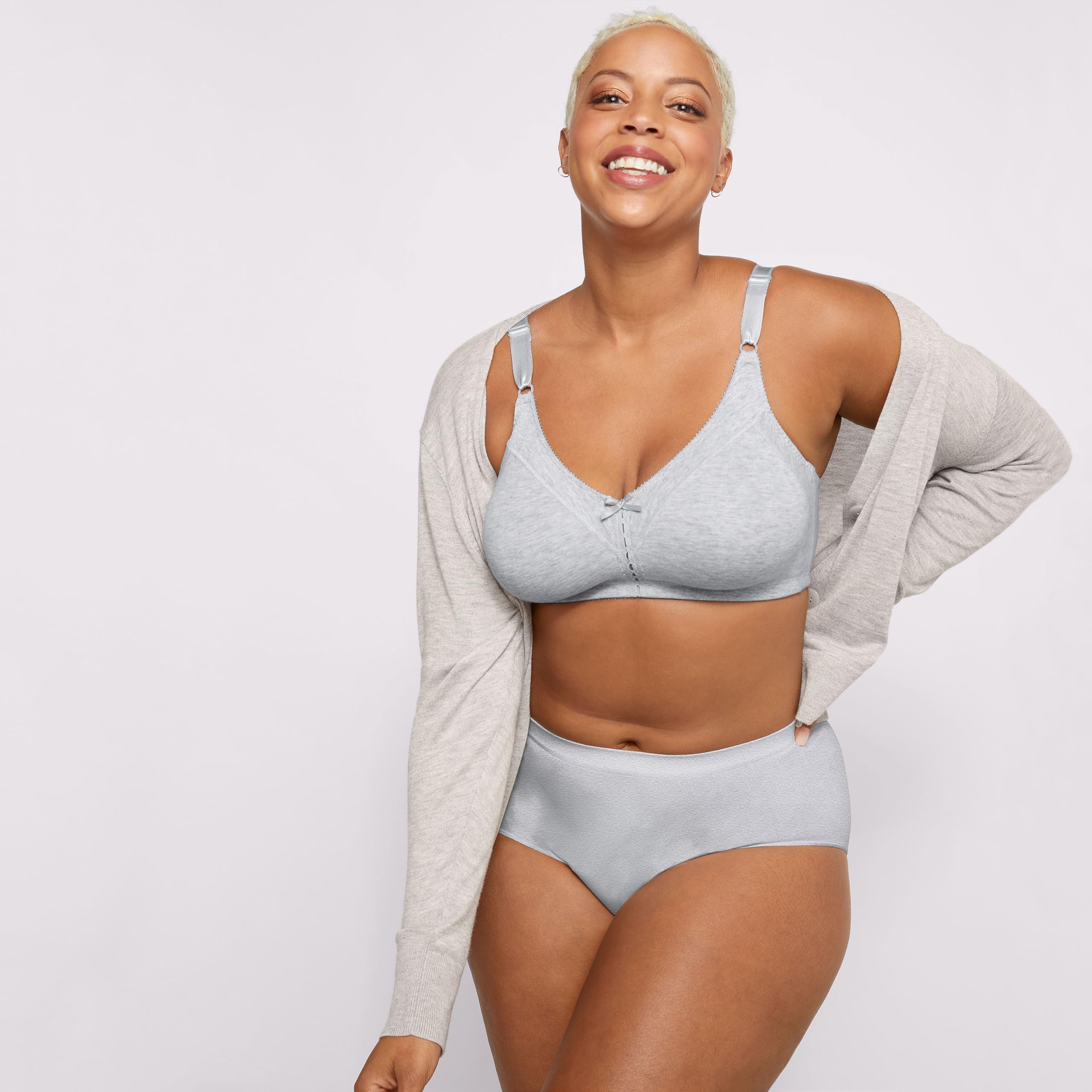 Wire-Free Bali Cotton Comfort Bra - Soft Support for Yoga, Lounge & Everyday Wear