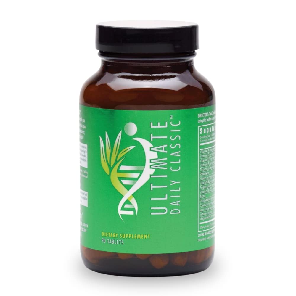 Youngevity Ultimate Daily Classic™ Multivitamin Tablets - Complete Vitamins, Minerals, Amino Acids & Botanicals for Women & Men - 90 Count - Supports Daily Energy & Immune Health for Active Lifestyles