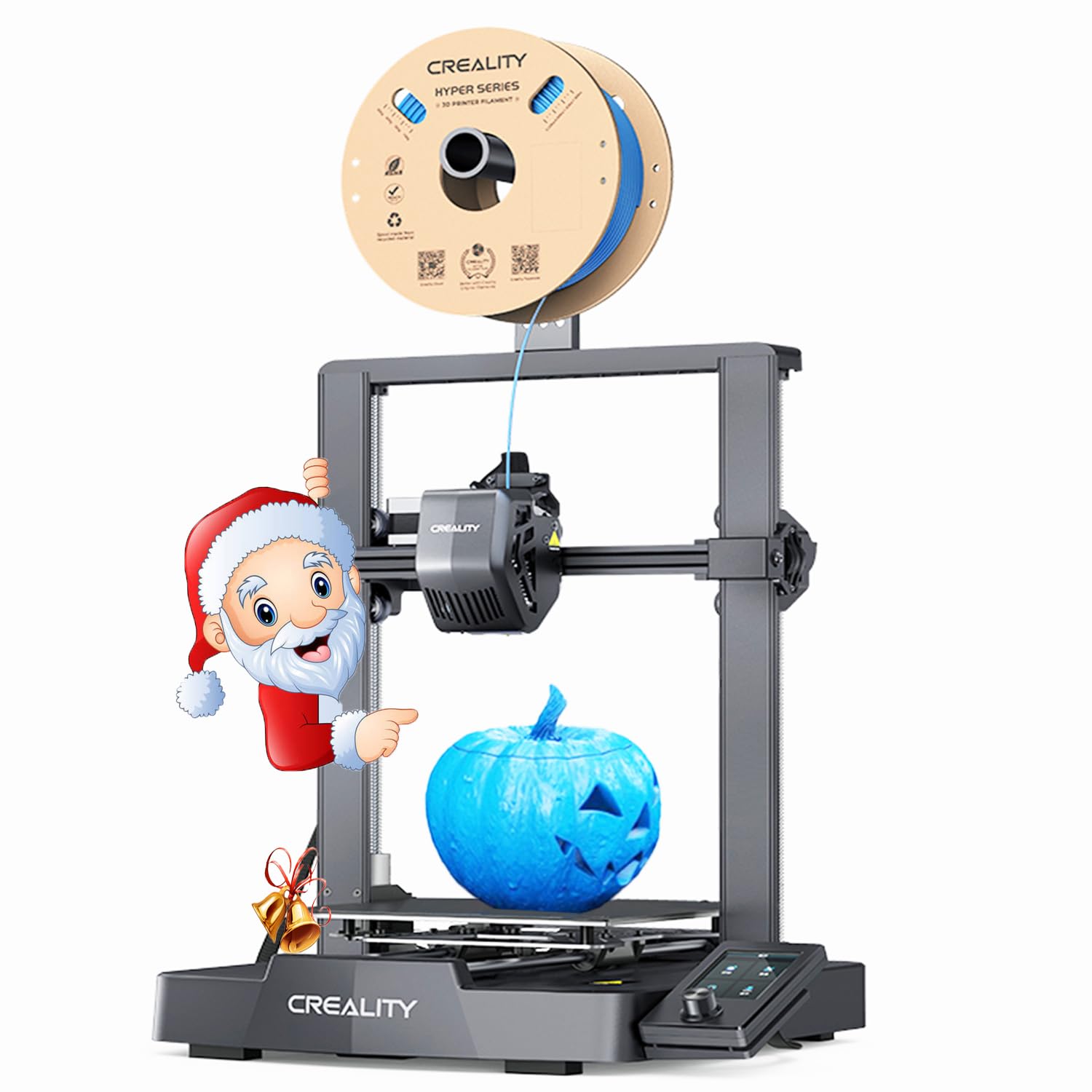 Creality Ender 3 V3 SE 3D Printer with Auto Leveling | 250mm/s High Speed Printing | CR Touch Sensor | Sprite Direct Extruder | Dual Z & Y Axis | 8.66x8.66x9.84in Build Volume | Perfect for Home DIY, Prototyping & Hobby Projects