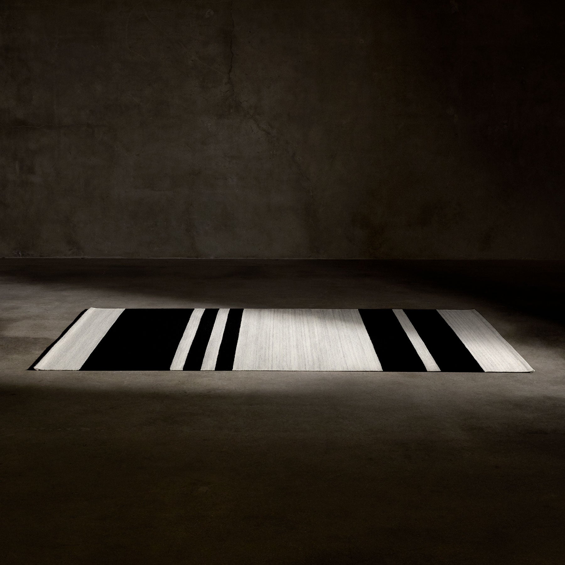 8x10 Multi Stripe Area Rug in Natural & Black - Perfect for Living Room, Bedroom & Office Decor