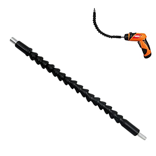 Flexible Shaft Drill Bit 295mm with Magnetic Screwdriver Extension - 1/4