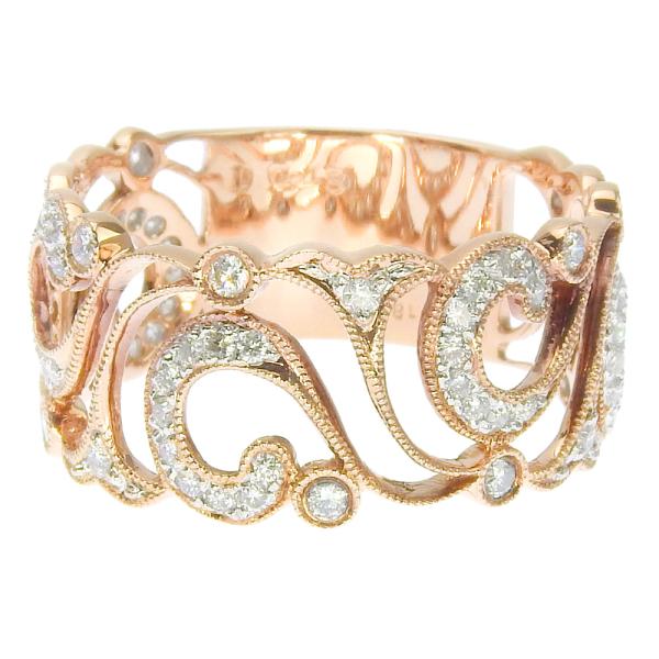 18K Gold Diamond Ring for Women - Elegant Solitaire Engagement Wedding Band - Perfect for Proposals, Anniversaries & Special Occasions