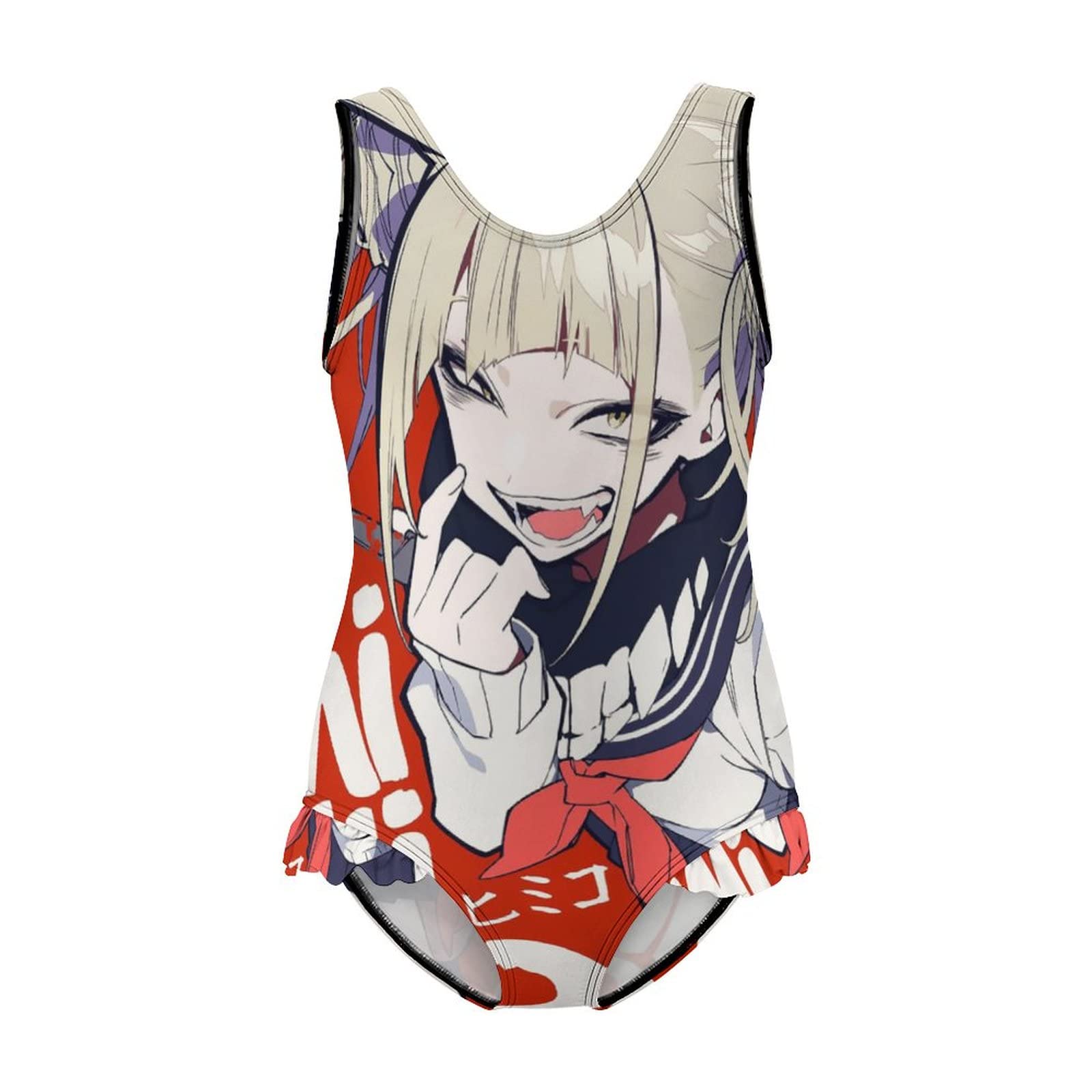 My Hero Academia Himiko Toga Anime Swimsuit for Women - Kawaii Style One Piece Bathing Suit | Cosplay, Pool Party, Beach Vacation, Anime Convention Outfit