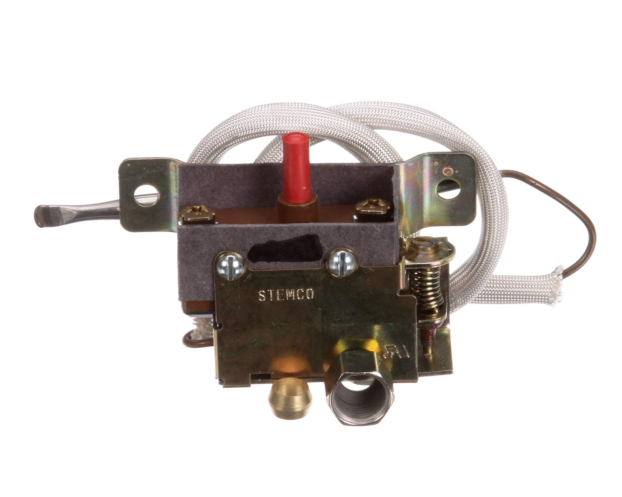 Keating 004341 High Limit Manual Reset Thermostat with Right Angle - Perfect for HVAC Systems, Industrial Equipment & Safety Controls