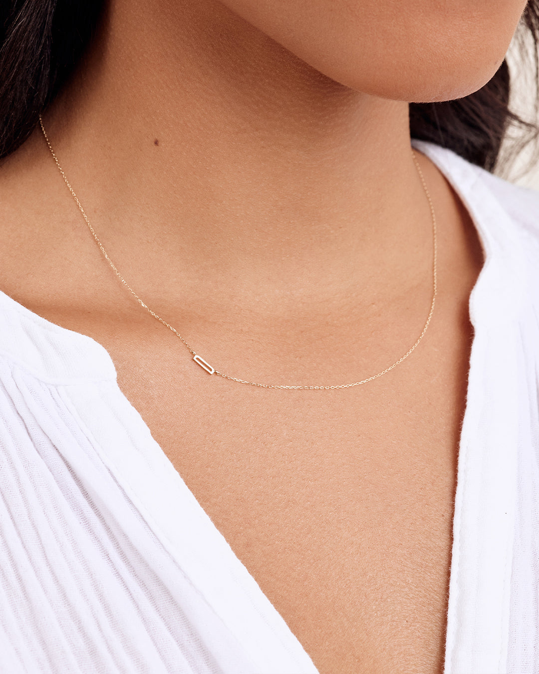 14K Gold Alphabet Necklace - Personalized Initial Pendant Jewelry for Women - Perfect for Gifts, Birthdays & Everyday Elegance