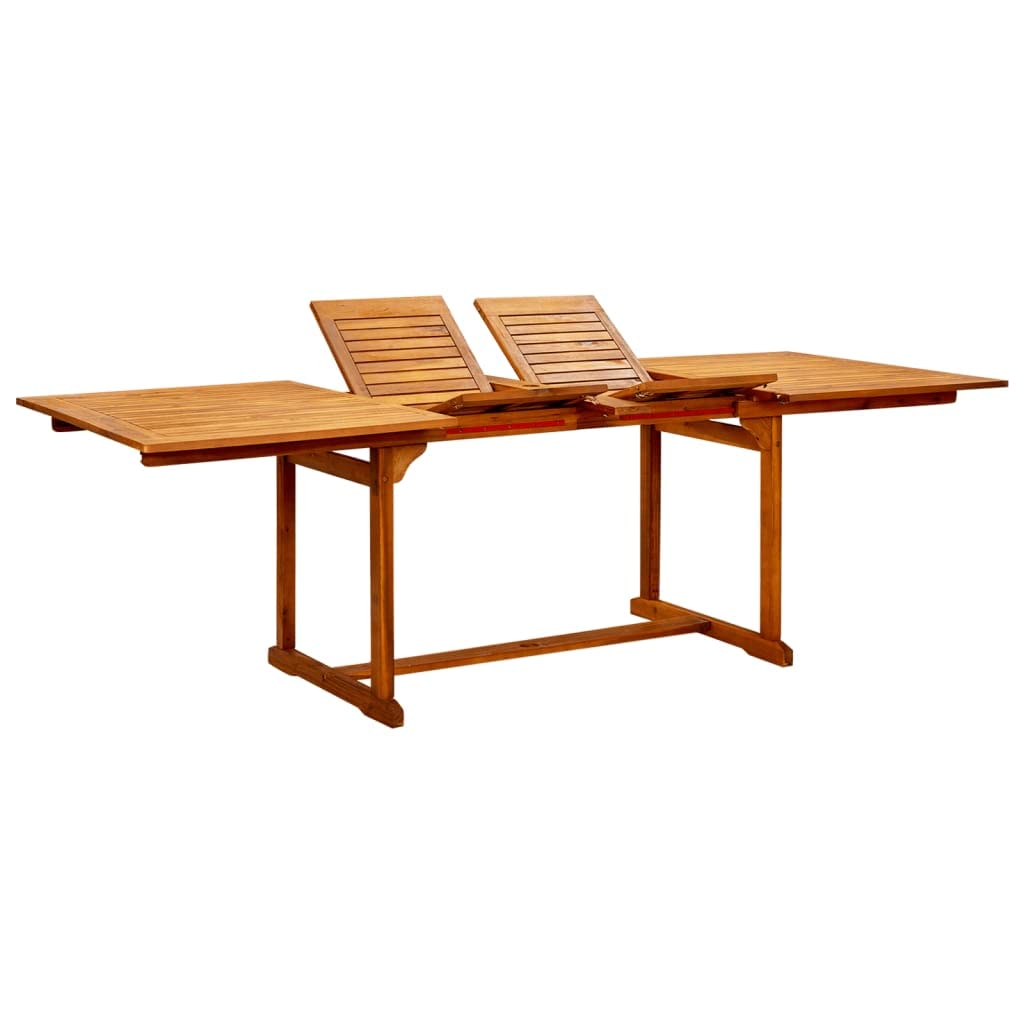 Solid Acacia Wood Outdoor Patio Dining Table - 63