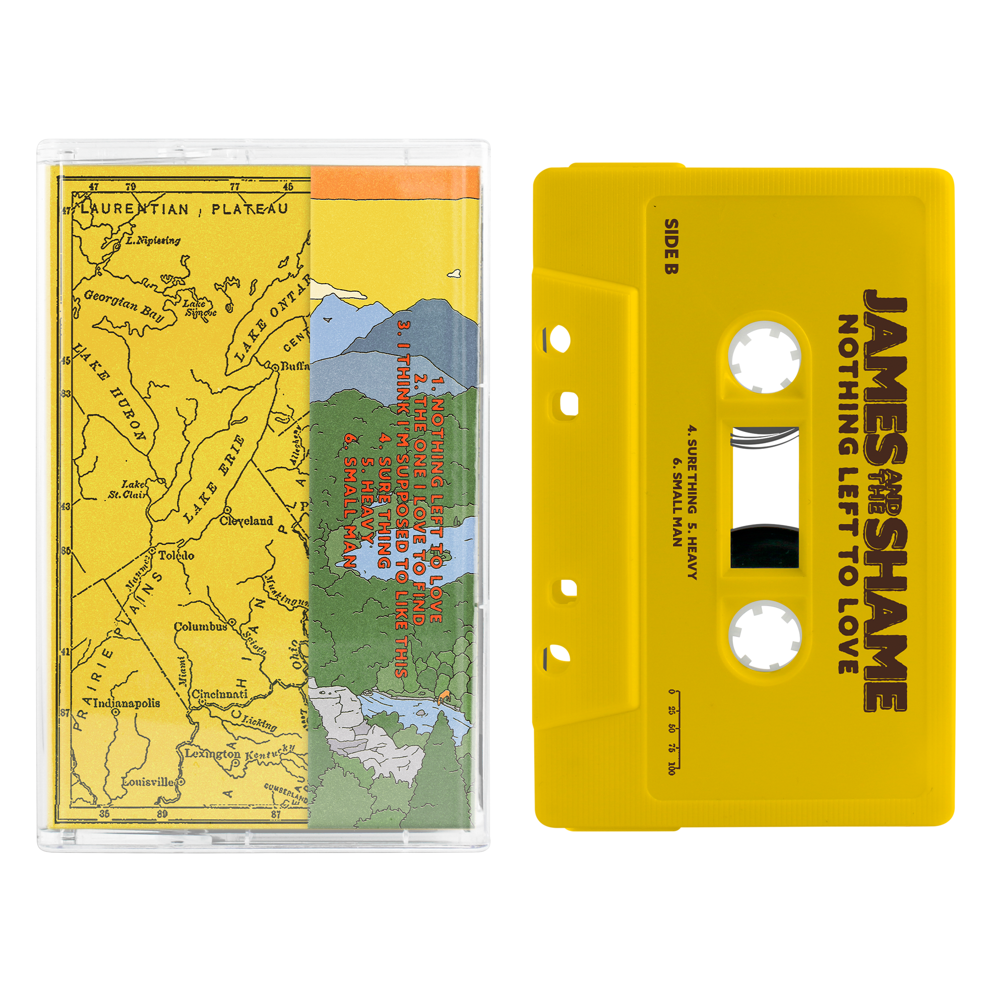 James and the Shame - Nothing Left to Love Cassette Tape | Indie Folk Music Album | Perfect for Road Trips, Relaxation & Vinyl Collectors