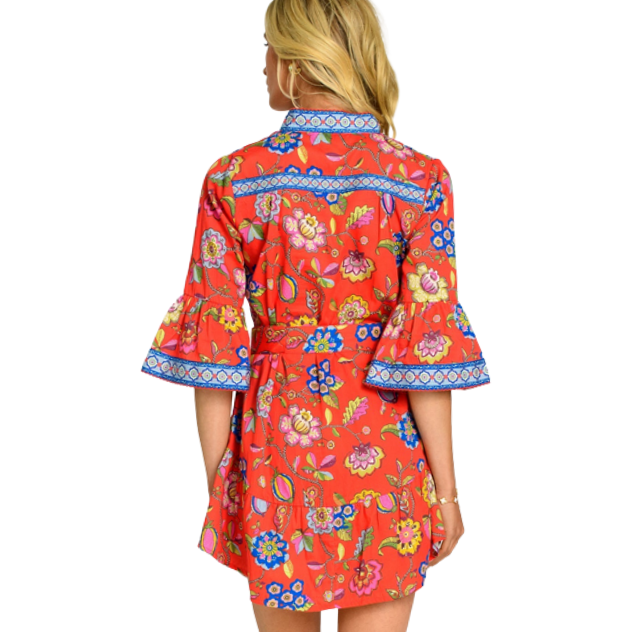 Frances Mini Dress - Elegant Floral Summer Dress for Women, Perfect for Beach, Party & Casual Wear | Lightweight & Comfortable