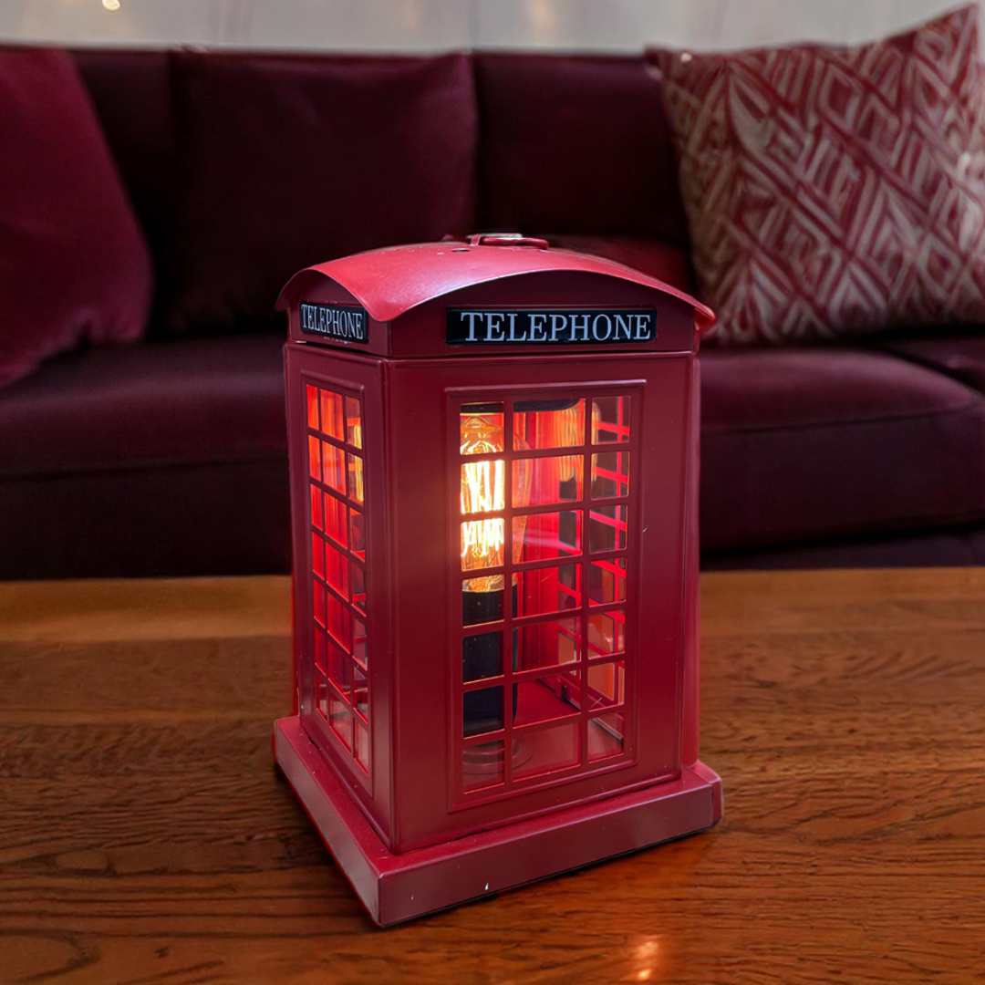 Vintage Cello Telephone Box Electric Wax Warmer - Aromatherapy Wax Melter for Home, Office & Gifts | Perfect for Relaxation & Stress Relief