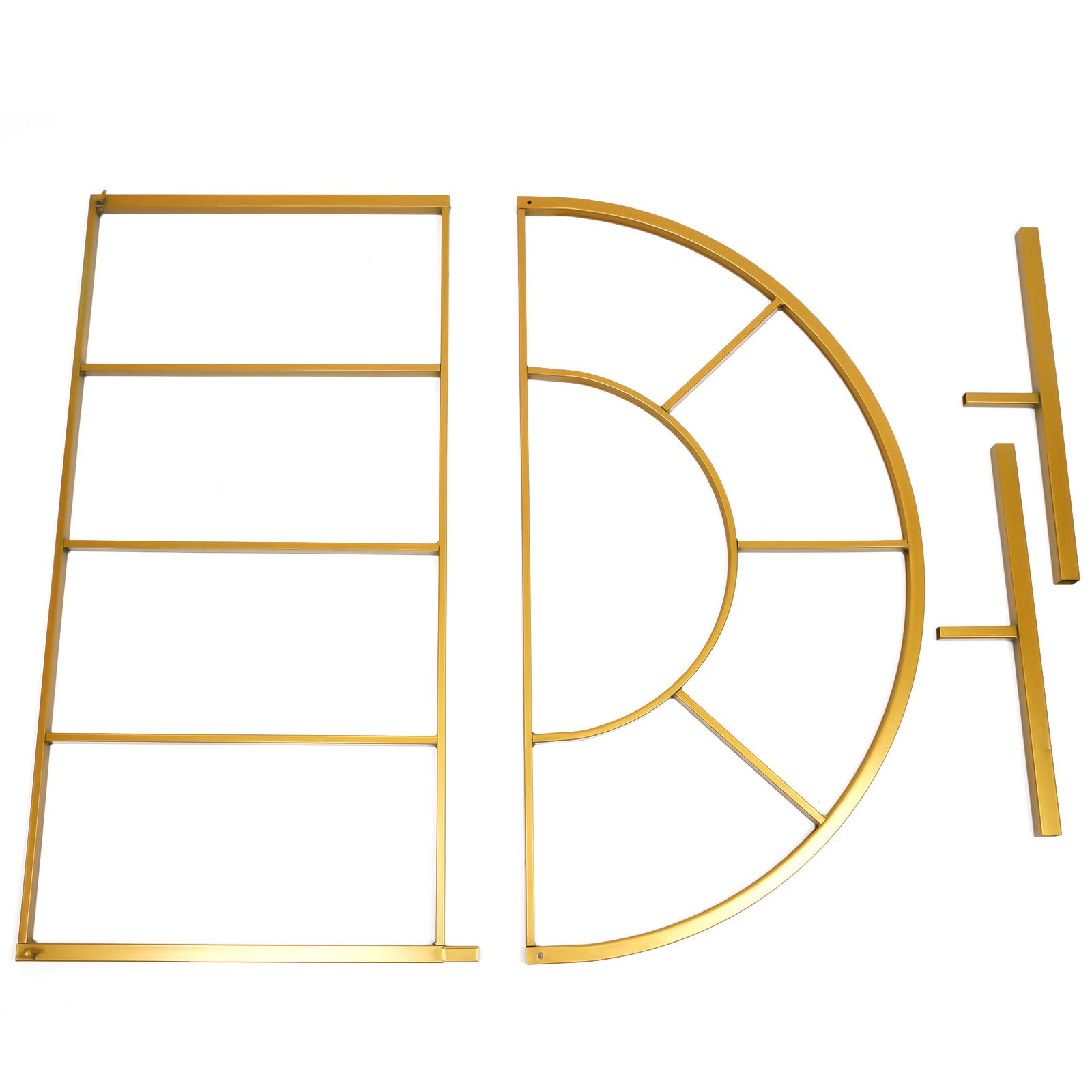 Gold Wedding Arch Stand - Elegant Iron Backdrop for Wedding, Party & Event Decorations - Perfect for DIY Wedding, Anniversary, and Outdoor Ceremony Decor