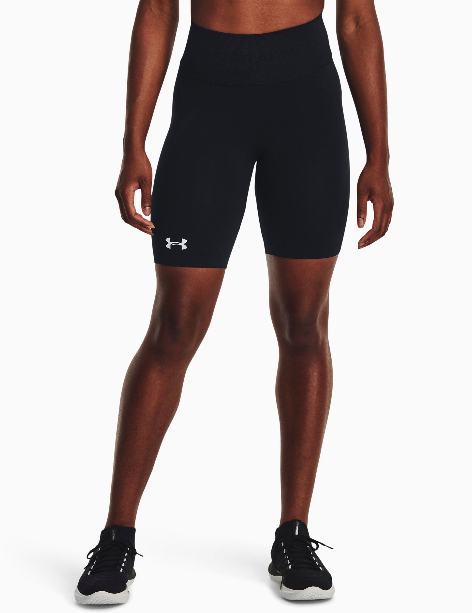Train Seamless Shorts for Women - High Waist Yoga Running Workout Shorts - Black & White - Perfect for Gym, Yoga, Running and Lounge Wear