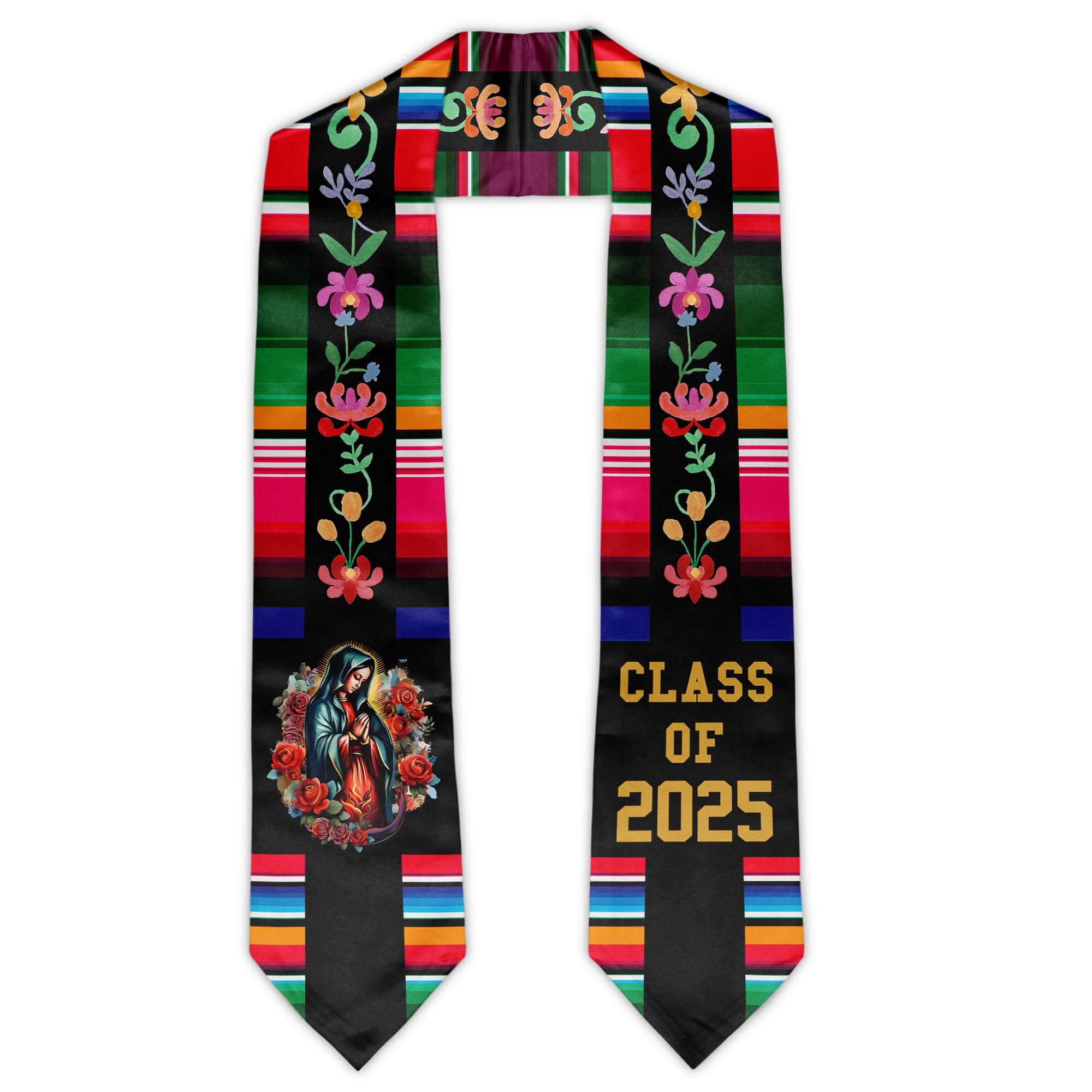 Class of 2025 Mexican Graduation Stole - 72'' Traditional Sash for High School & College Graduation Ceremony - Perfect Graduation Gift for Students