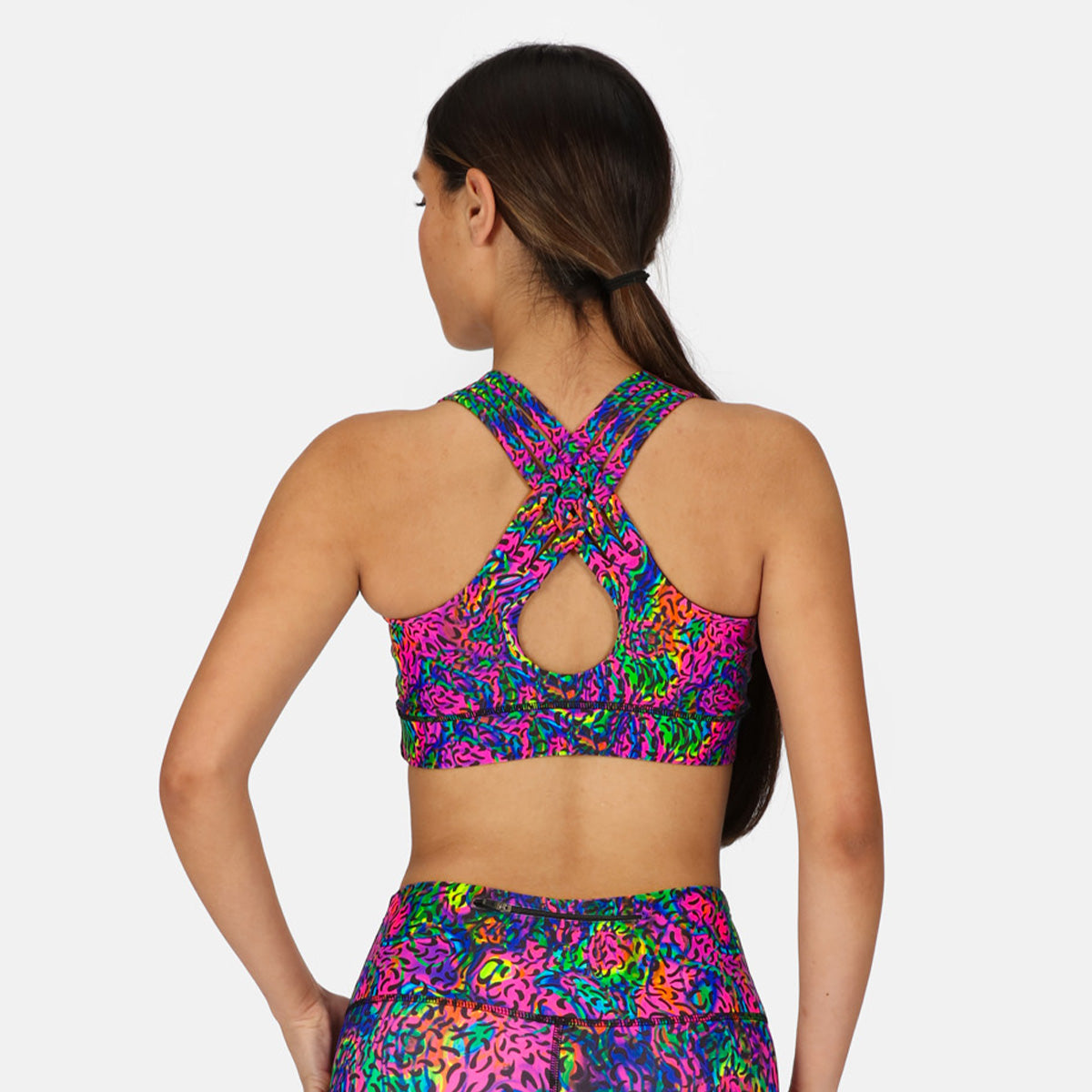 Celestial Cross Back Bra - Women's Comfortable Yoga Sports Bras for Workout & Activewear - Perfect for Yoga, Gym, Running & Fitness Training