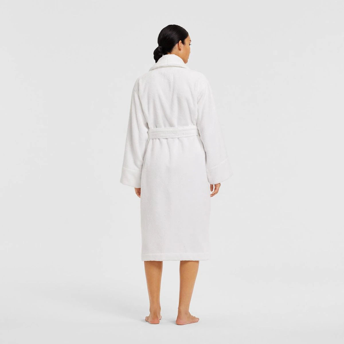 Sheridan AVEN Australian 100% Cotton Bath Robe - Soft & Absorbent White Bathrobe for Women & Men - Perfect for Spa, Hotel, and Home Relaxation