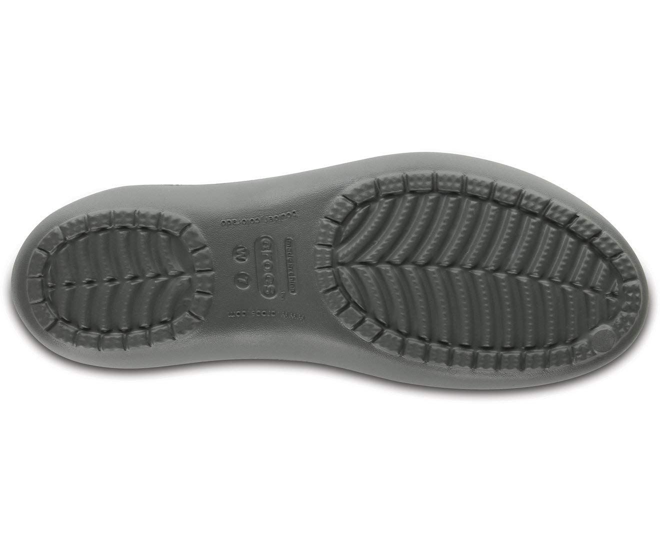 Crocs Women's Kadee Ballet Flat - Comfortable Slip-On Shoes for Women, Slate Grey, Size 6 M US - Perfect for Work, Casual Wear & Travel