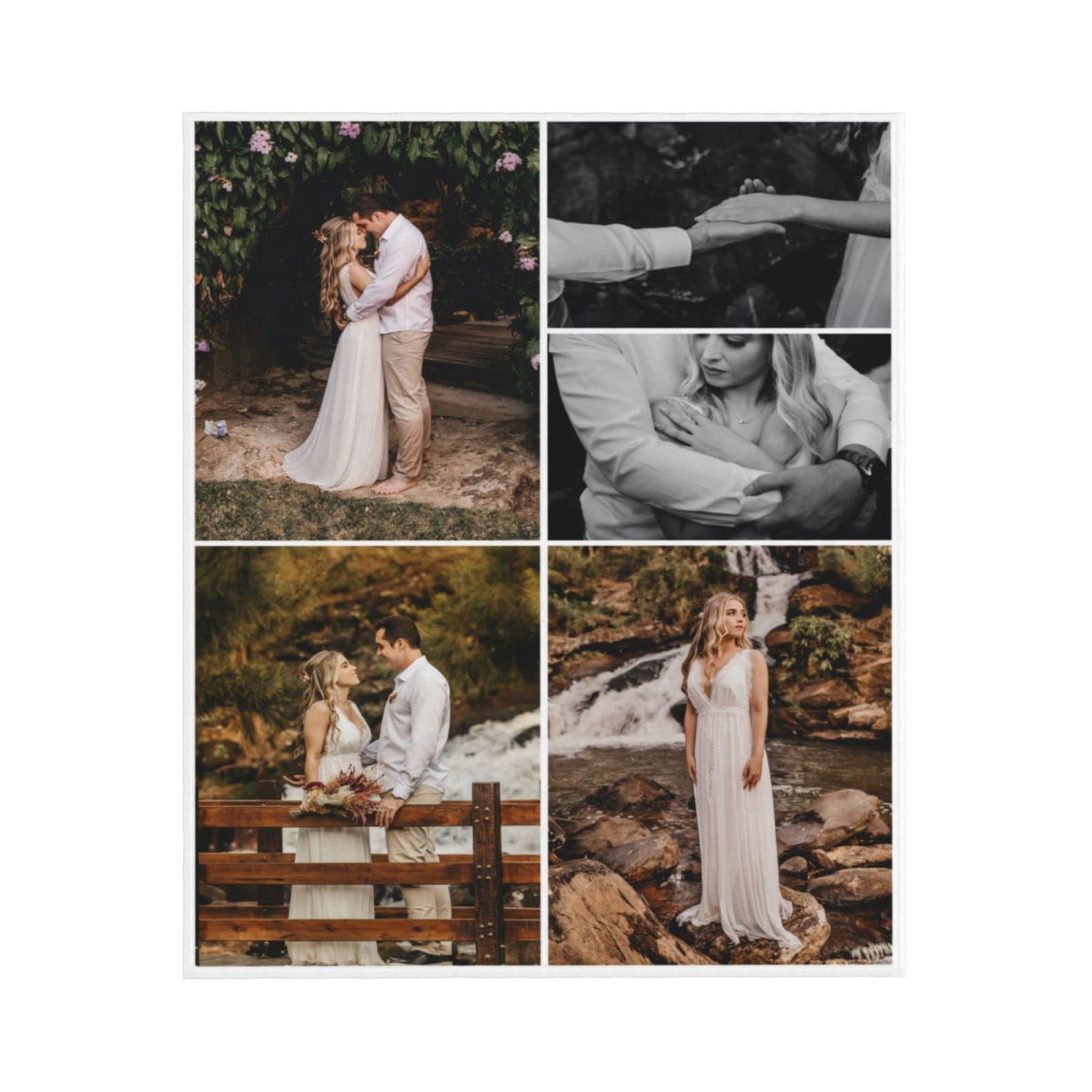 Personalized Photo Blanket Custom Text & Picture Flannel Throw Blanket 40x50 inches - Perfect Gift for Family, Kids, Friends (Birthday, Wedding, Thanksgiving, Halloween) | Cozy Home Decor & Thoughtful Present