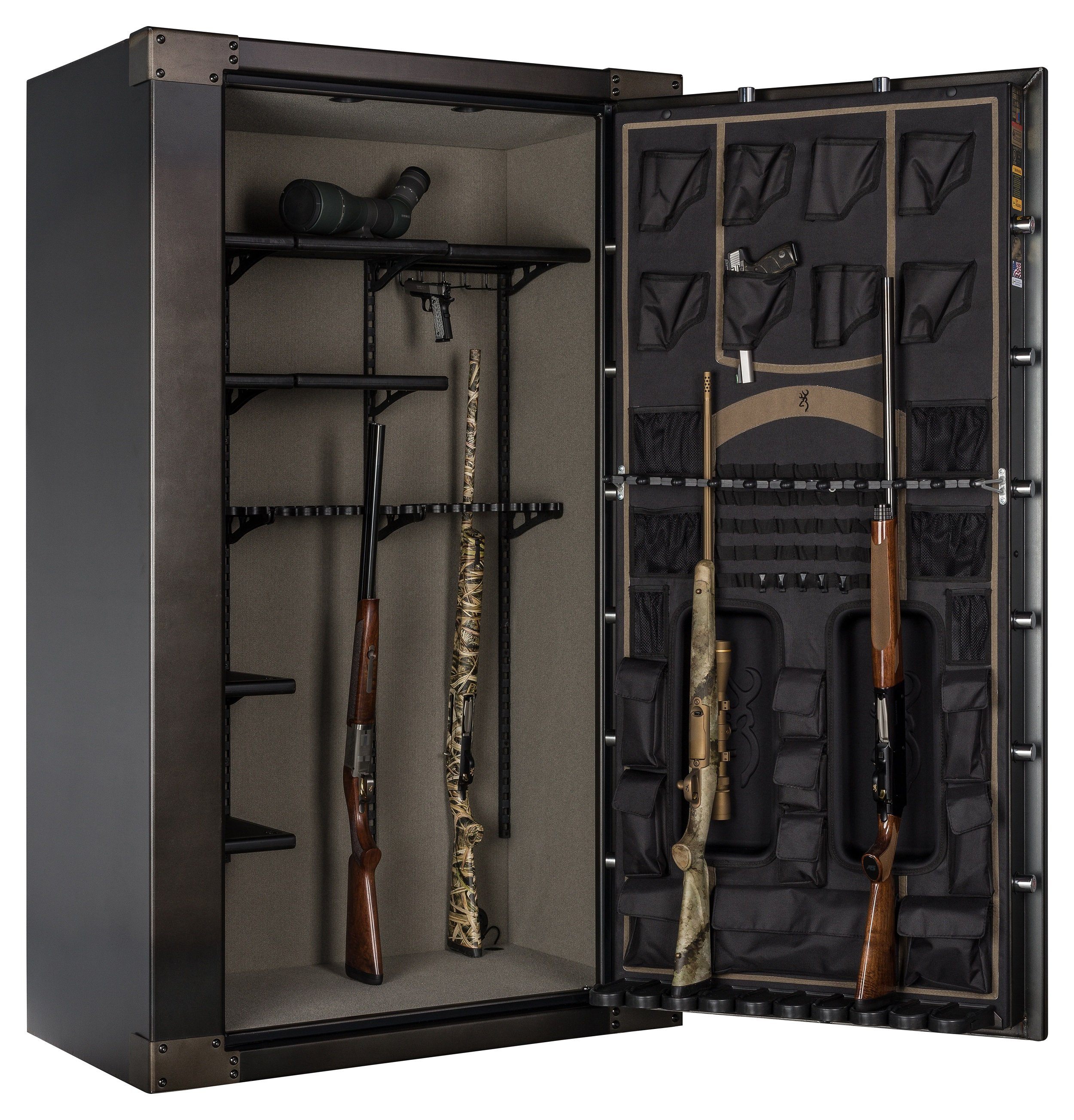 Browning 1878 49T Large Gun Safe - 1878 Series Tall & Wide Fireproof Safe for Rifles & Shotguns - Perfect for Home Security & Firearm Storage
