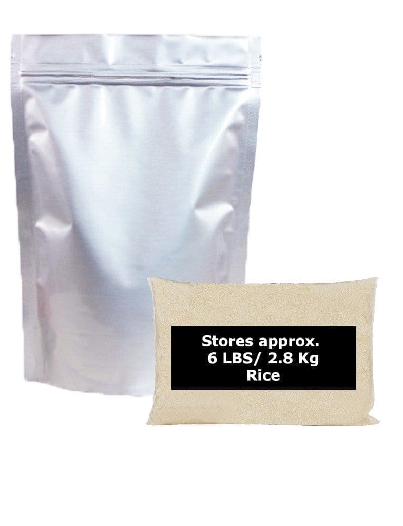 2 Gallon Mylar Bags with Ziplock - 5.0 Mil Thick (14