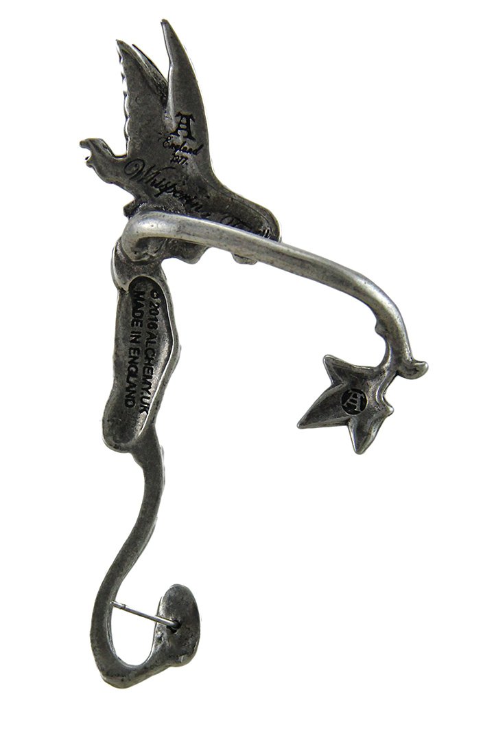 Alchemy Gothic Whispering Fairy Ear Wrap - Elegant Gothic Jewelry for Women | Perfect for Halloween, Cosplay, and Fantasy Events
