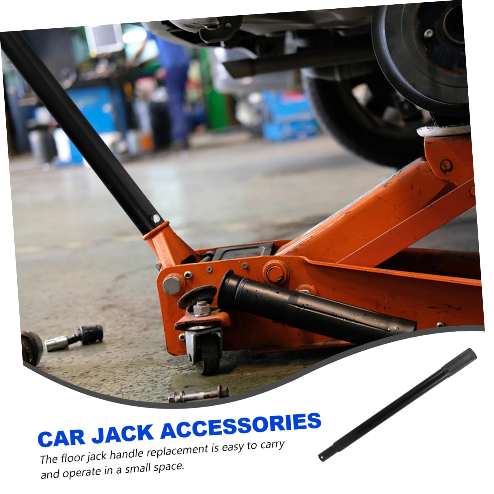 2.5 Ton Floor Jack & 3 Ton Jack Pole - Heavy Duty Car Lift for Garage, Auto Repair