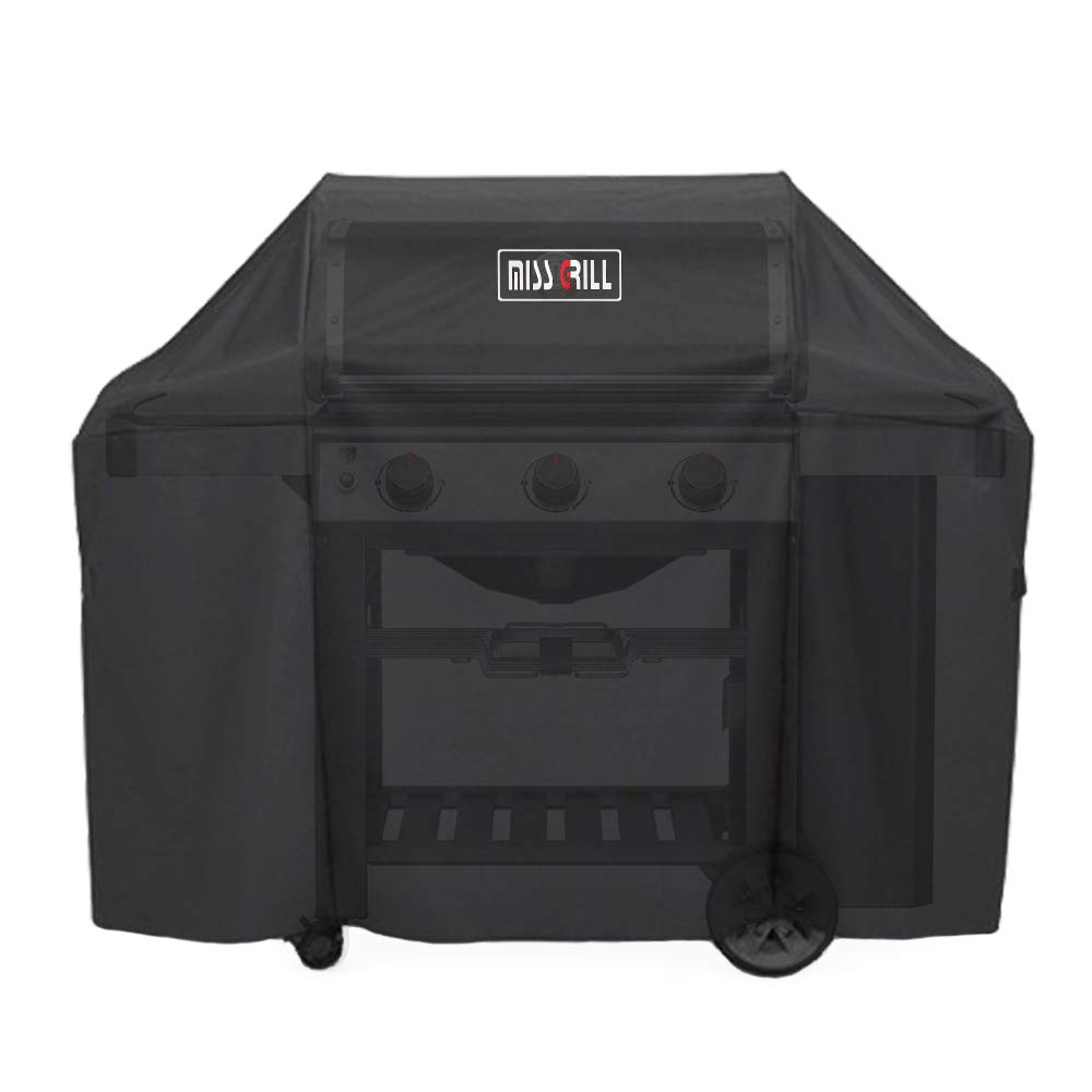 **MissGrill 7130 Heavy Duty Waterproof Grill Cover - Fits Weber Genesis II 3 Burner & Genesis 300 Series Grills (58