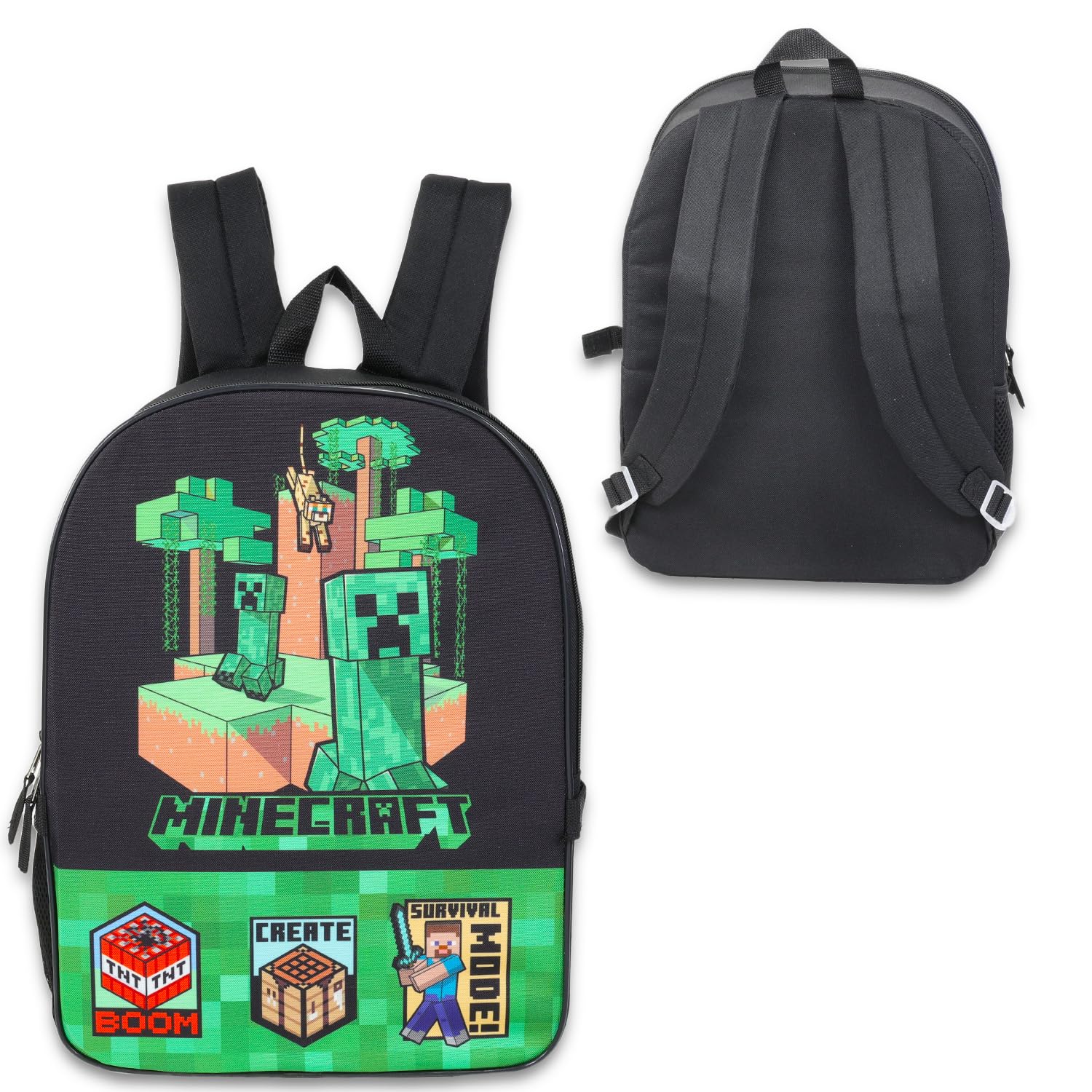 **Minecraft Backpack and Lunch Box Set for Boys 8-12 - 16
